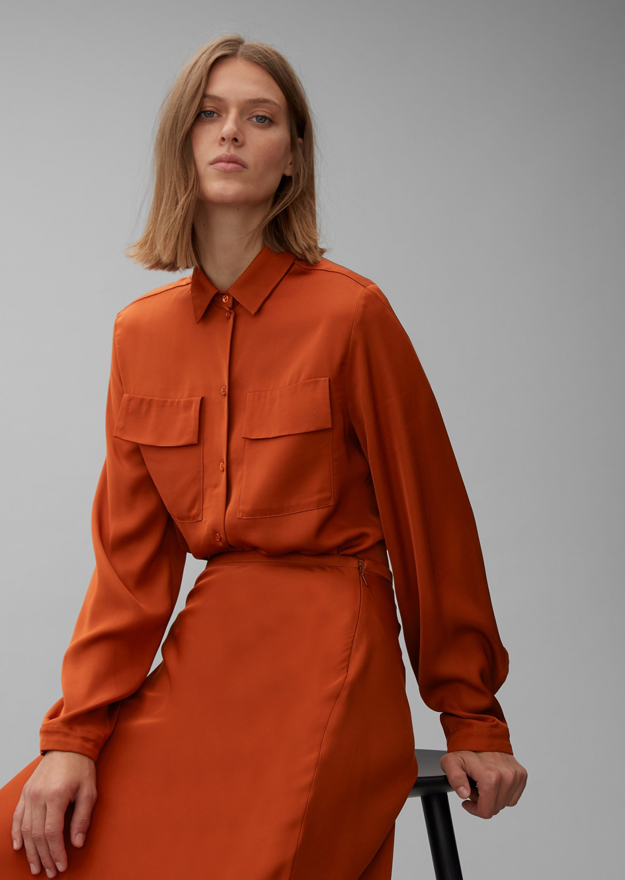 Блуза с длинным руквом Marc O’Polo Pure модель 088112442607-670 Фото