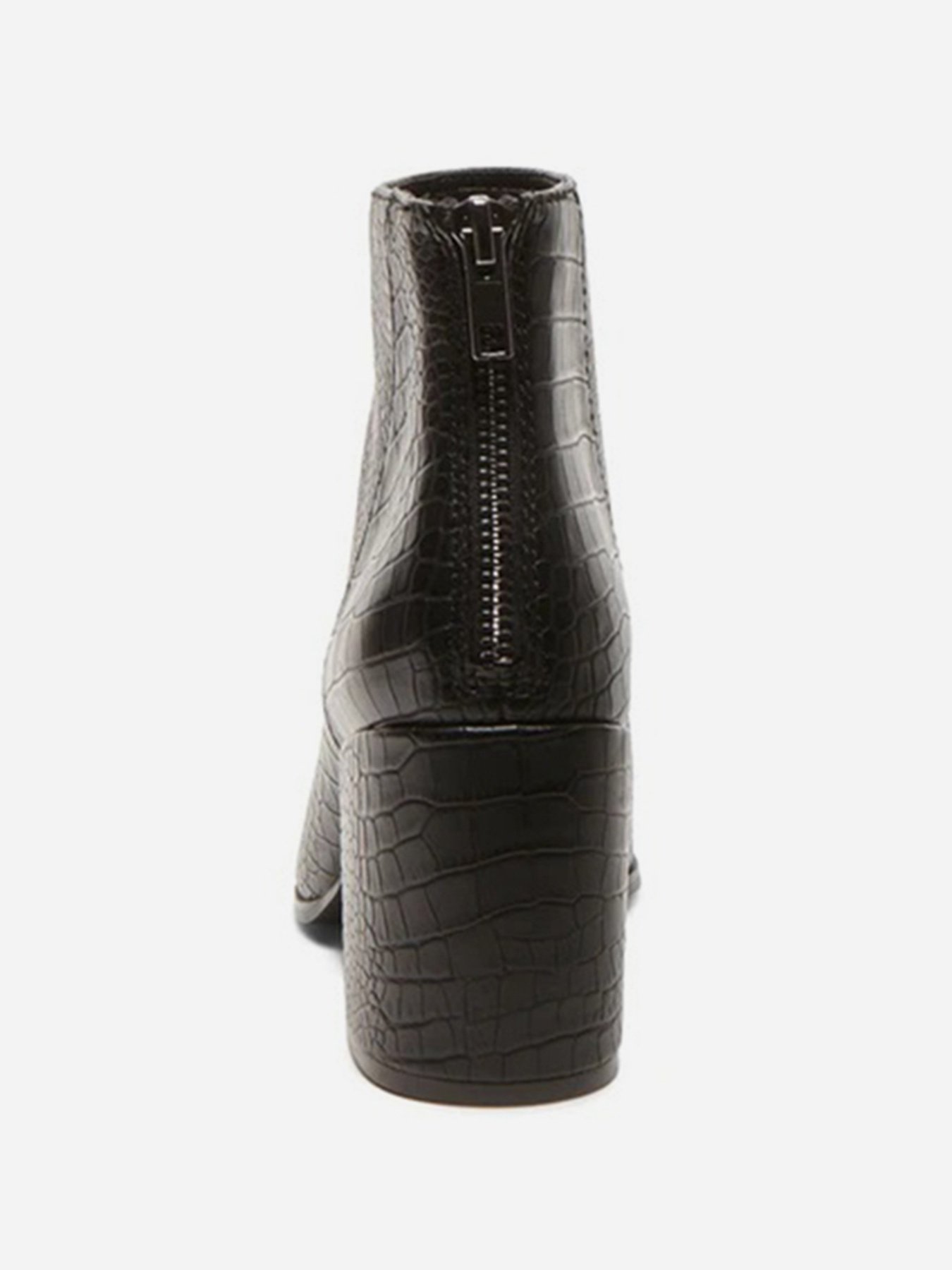 Бoтильоны Steve Madden модель SM11000668 BLACK CROCO Фото