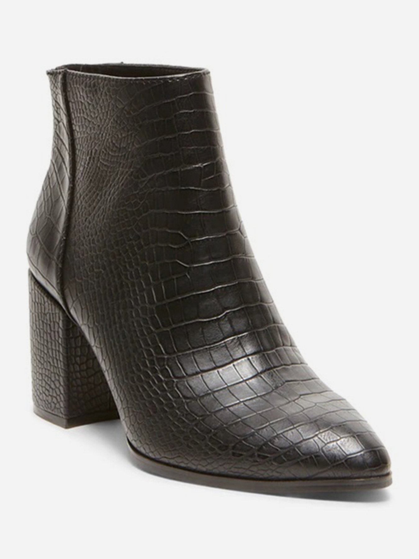 Ботильйони Steve Madden модель SM11000668 BLACK CROCO Фото