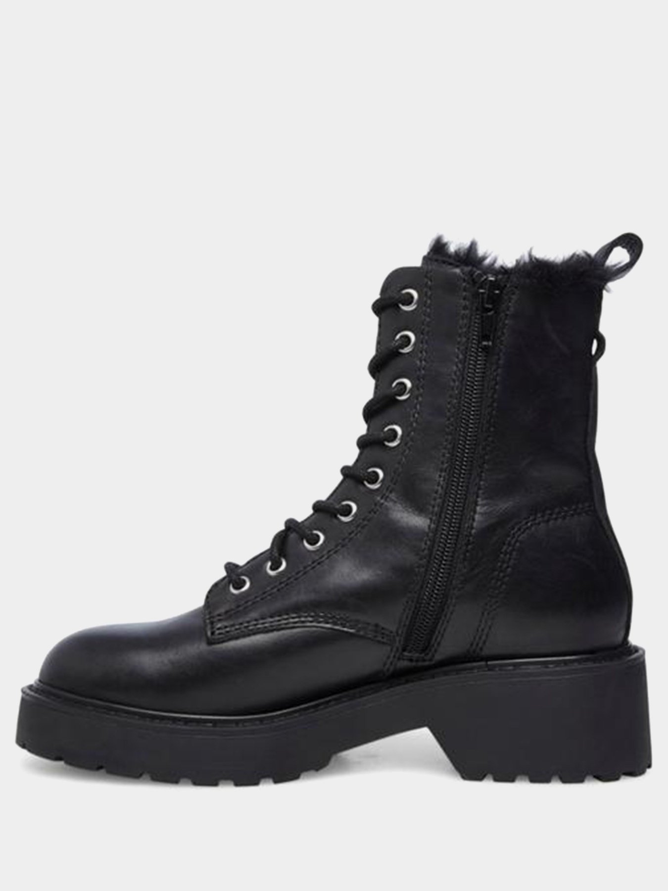 Ботинки Steve Madden модель SM11001298 BLACK LEATHER Ботинки Steve Madden модель SM11001298 BLACK LEATHER Фото