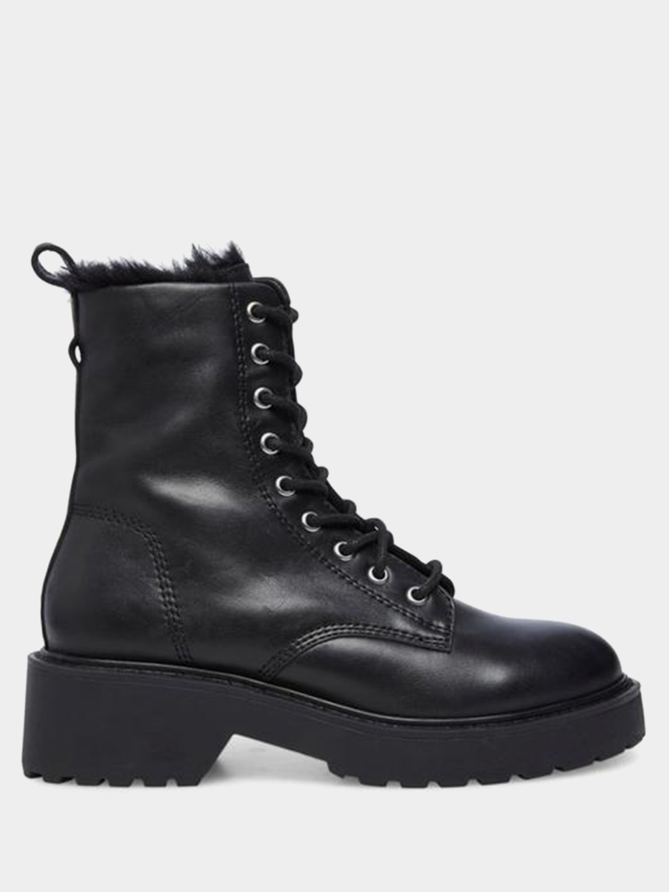Ботинки Steve Madden модель SM11001298 BLACK LEATHER Ботинки Steve Madden модель SM11001298 BLACK LEATHER Фото
