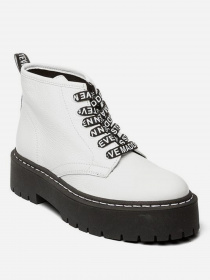 Ботинки Steve Madden модель SM11001214 WHITE LEATHER Ботинки Steve Madden модель SM11001214 WHITE LEATHER Фото