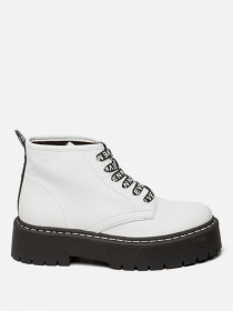 Ботинки Steve Madden модель SM11001214 WHITE LEATHER Ботинки Steve Madden модель SM11001214 WHITE LEATHER Фото