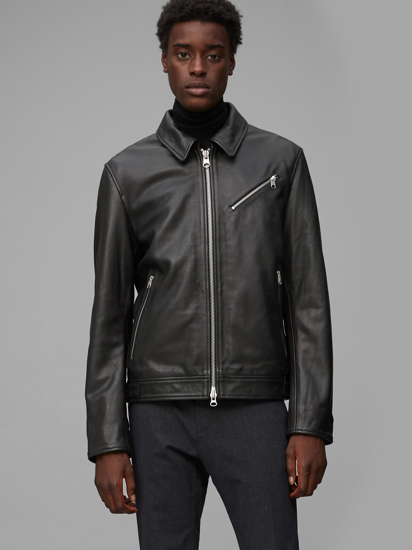 Куртка кожаная Marc O’Polo модель 029700473018-990 Фото