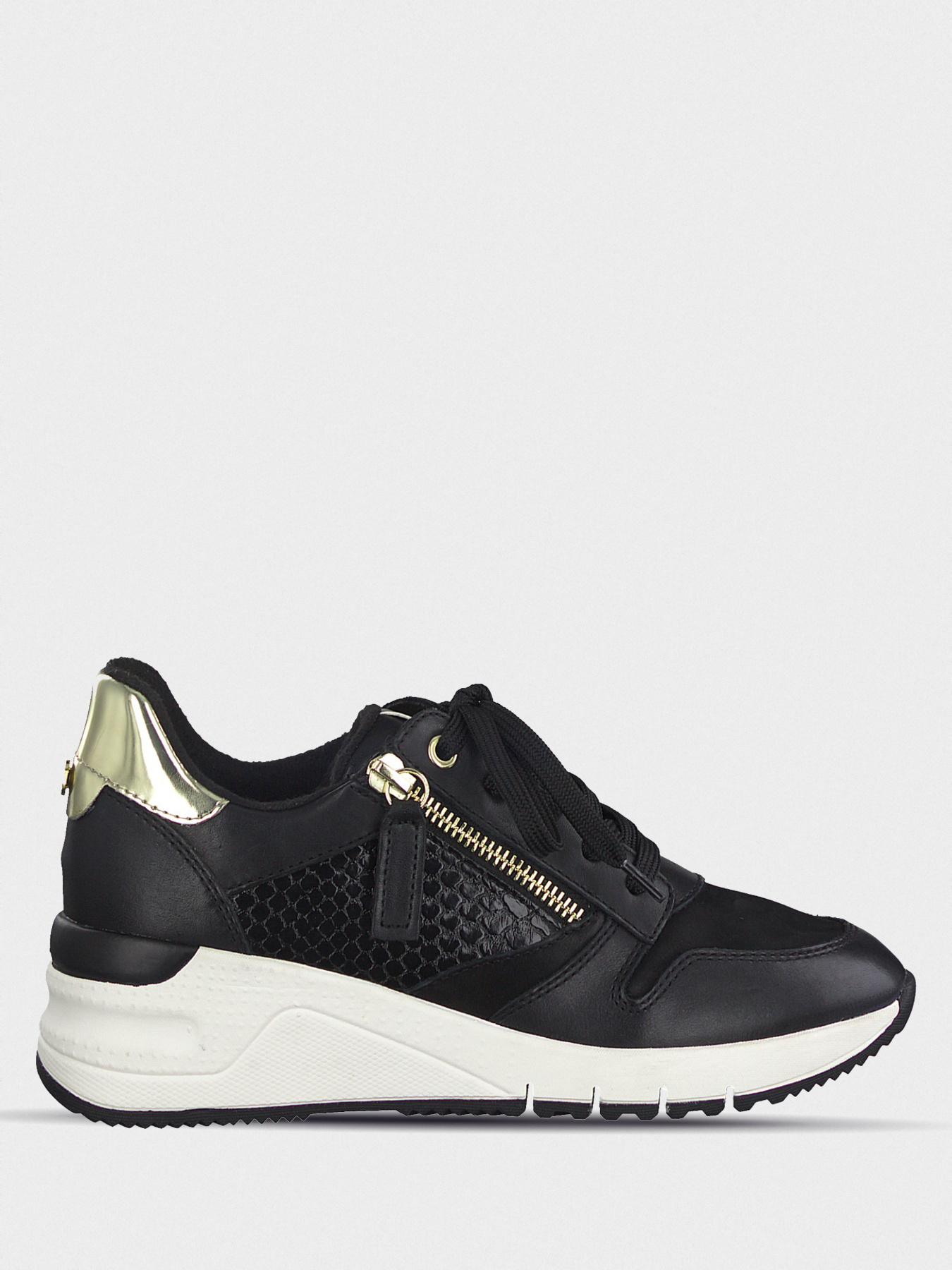Кроссовки повседневные Tamaris модель 1-1-23702-25 048 BLACK/GOLD Фото