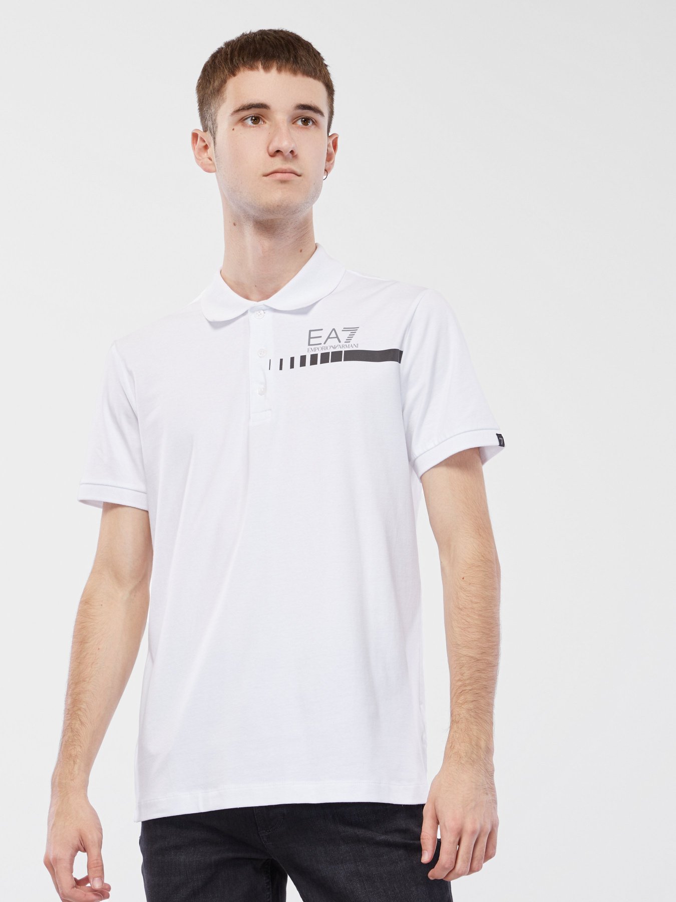 Поло з коротким рукавом EA7 модель 6HPF78-PJ8MZ-1100 Фото