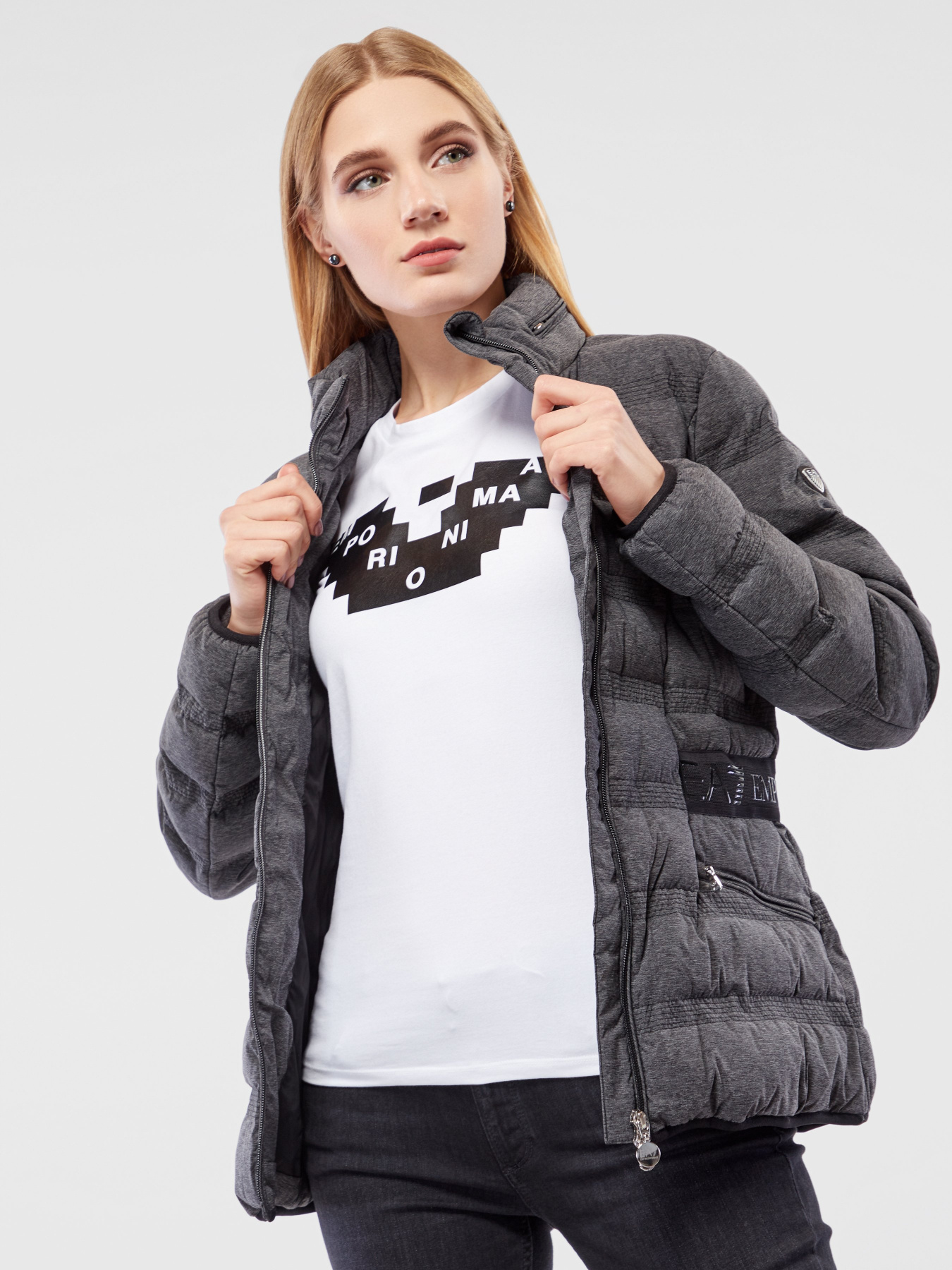 Демісезонна куртка EA7 модель 6HTB13-TNB7Z-3200 Фото