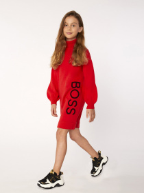Платье миди Boss модель J12183/977 Фото