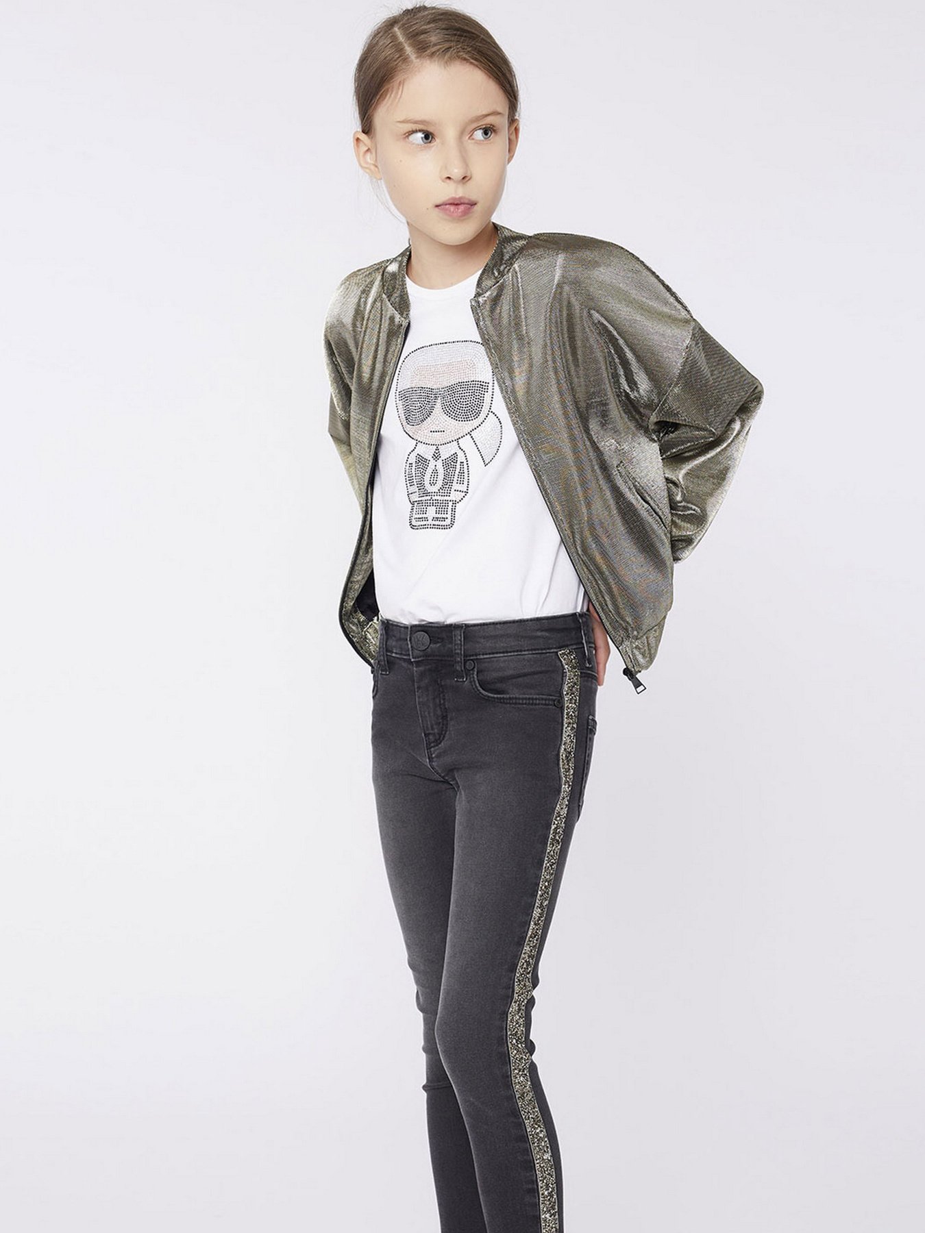 Куртки и дубленки Karl Lagerfeld Kids модель Z16084/604 Фото