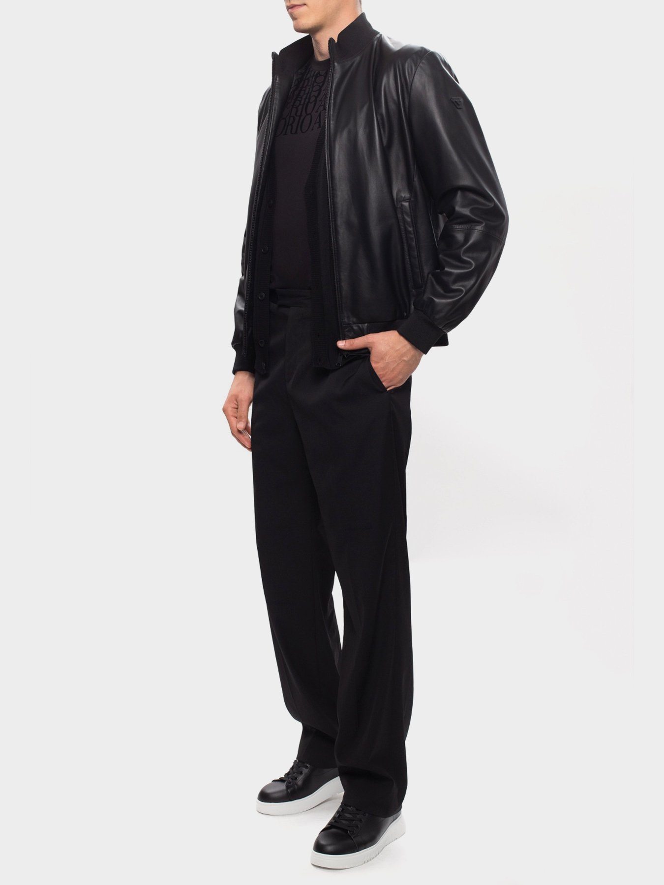 Кроссовки повседневные Emporio Armani модель X4X312-XM490-K001 Фото