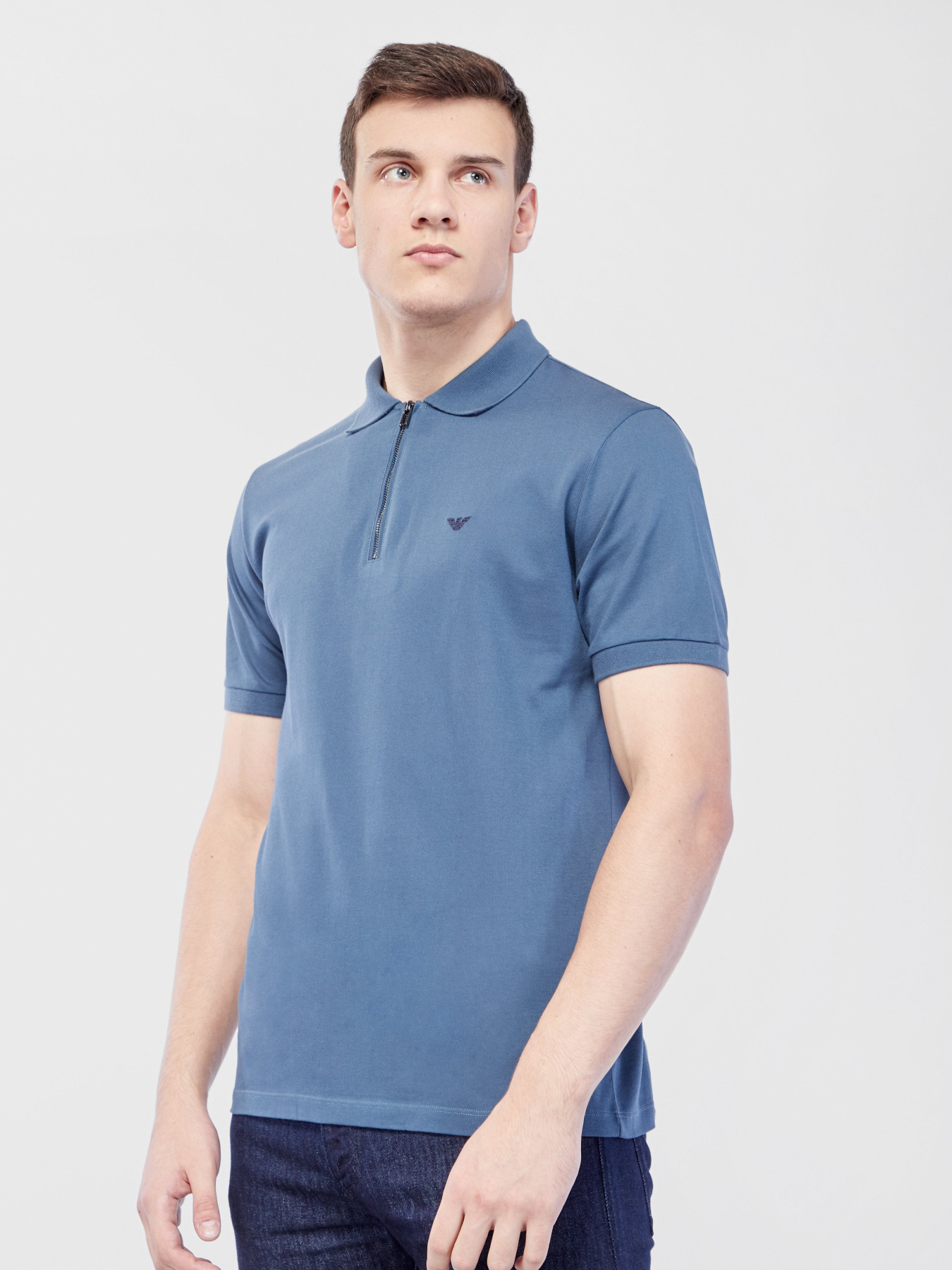 Поло с коротким рукавом Emporio Armani модель 6H1F68-1JRNZ-0759 Фото