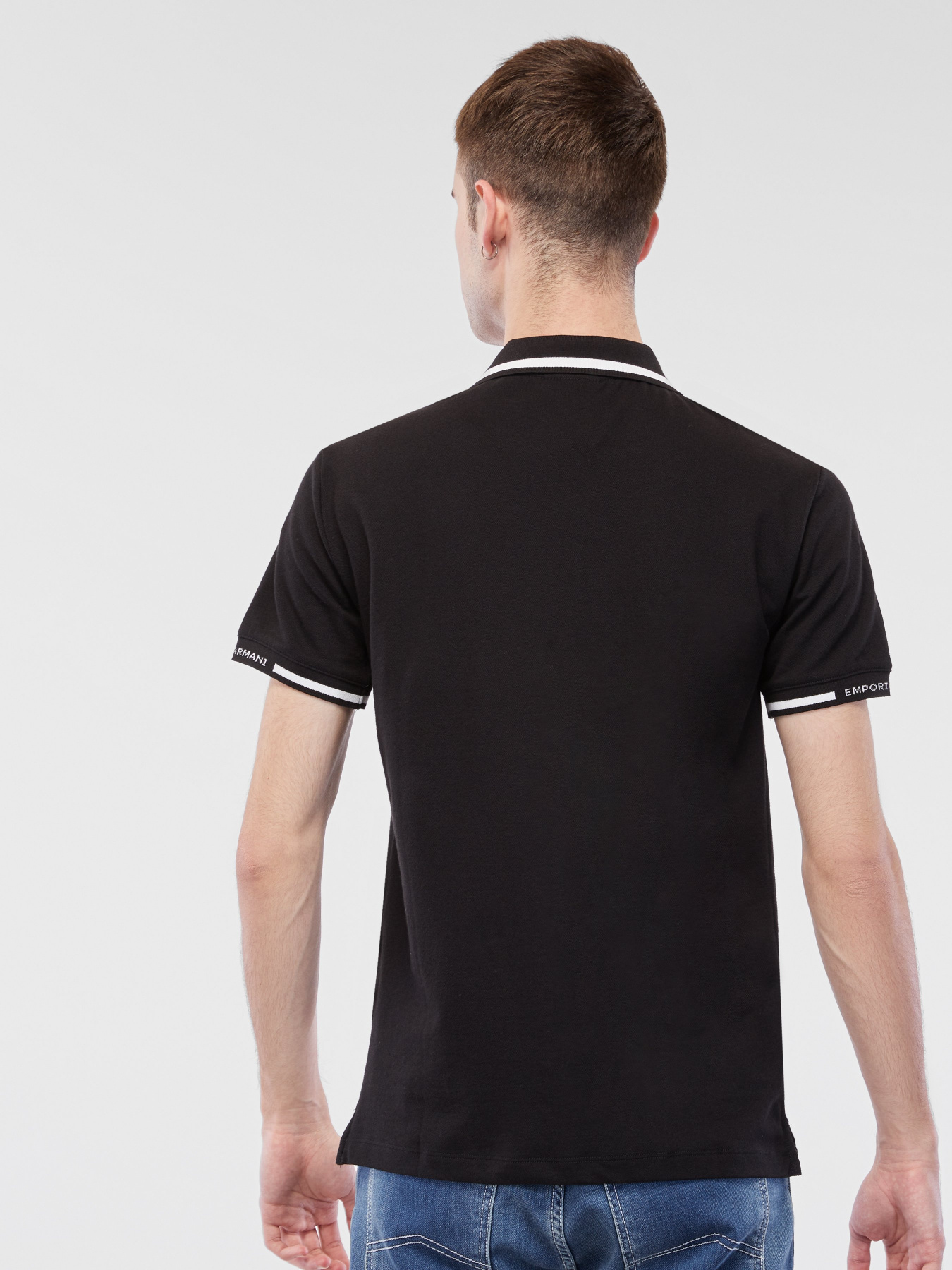 Поло с коротким рукавом Emporio Armani модель 6H1FF5-1JPTZ-0999 Фото