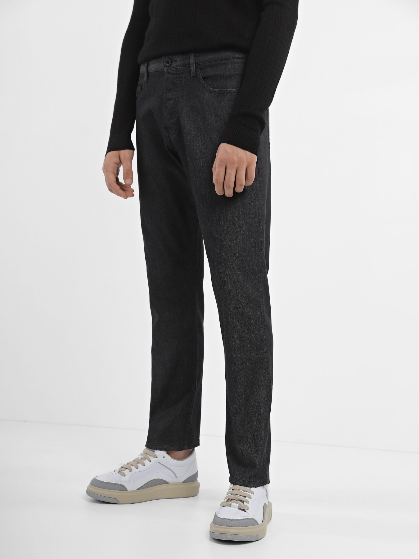 Широкие джинсы Emporio Armani модель 6H1J32-1DM8Z-0005 Фото