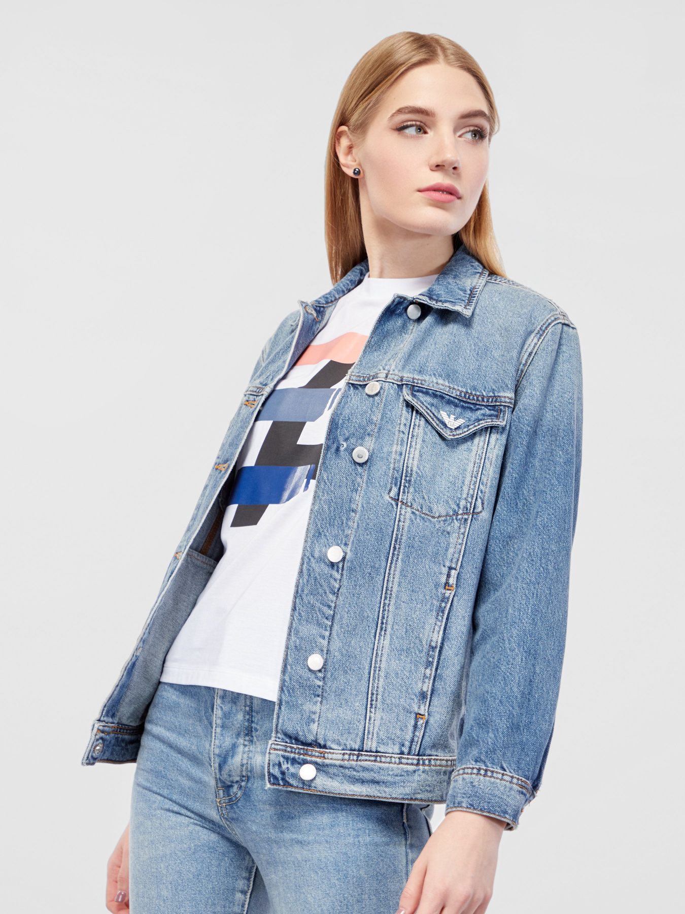 Джинсовая куртка Emporio Armani модель 6H2B82-2D9QZ-0941 Фото