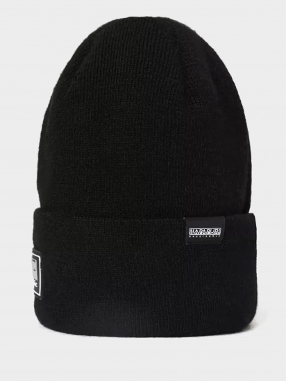 Шапка Napapijri Patch Beanie модель NP0A4EJP0411 — фото - INTERTOP