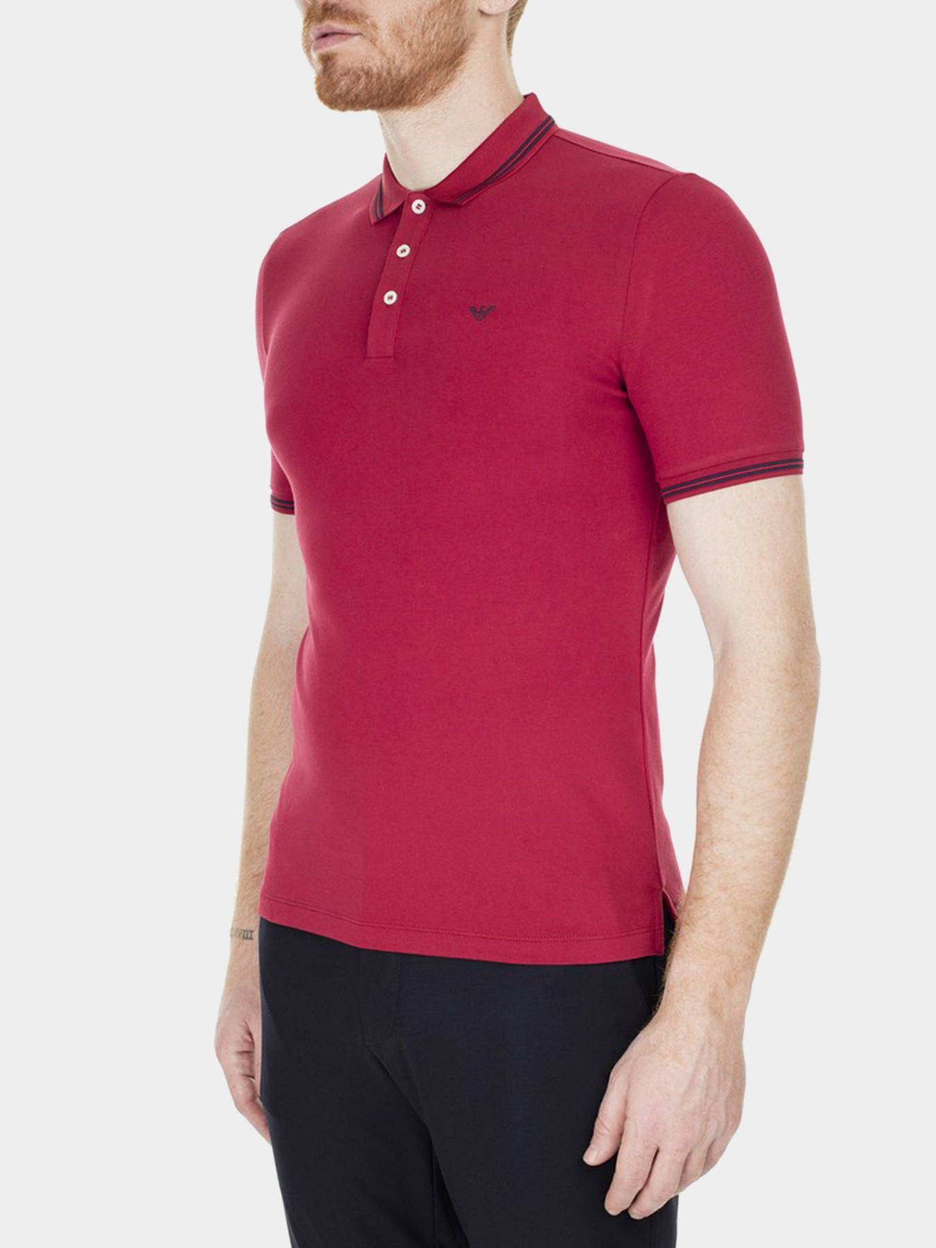 Поло с коротким рукавом Emporio Armani модель 8N1F30-1JPTZ-0393 Фото