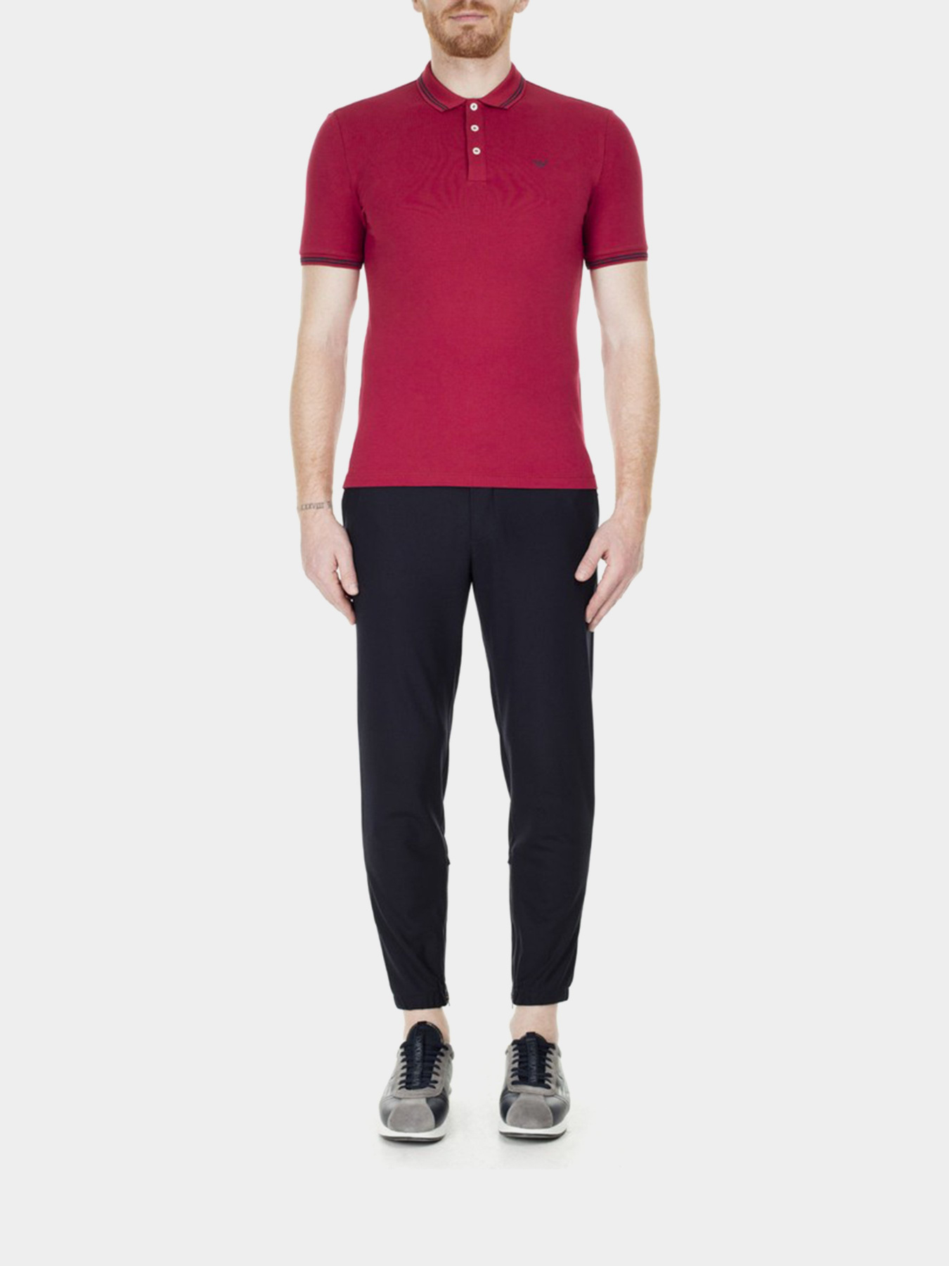 Поло с коротким рукавом Emporio Armani модель 8N1F30-1JPTZ-0393 Фото