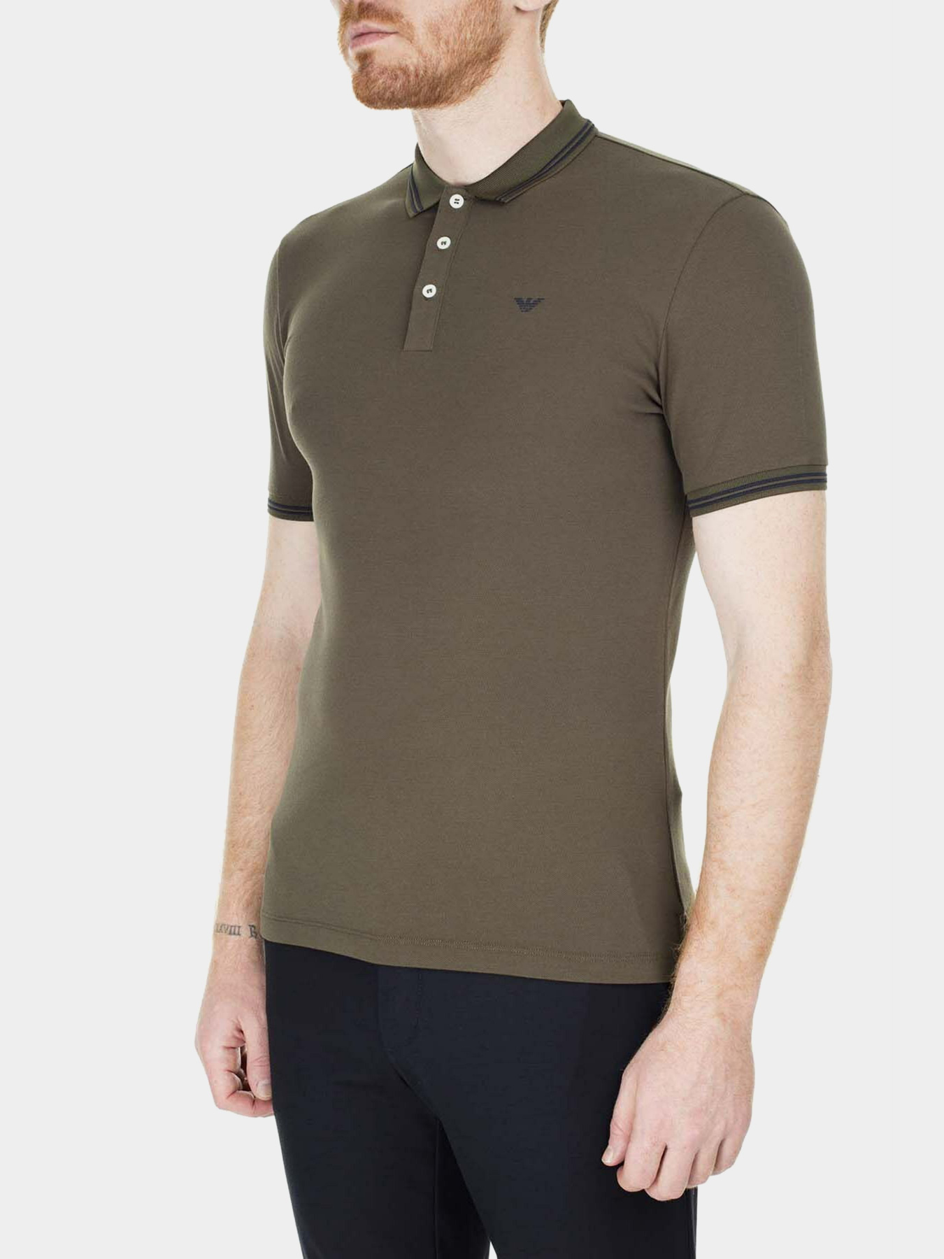 Поло с коротким рукавом Emporio Armani модель 8N1F30-1JPTZ-0582 Фото