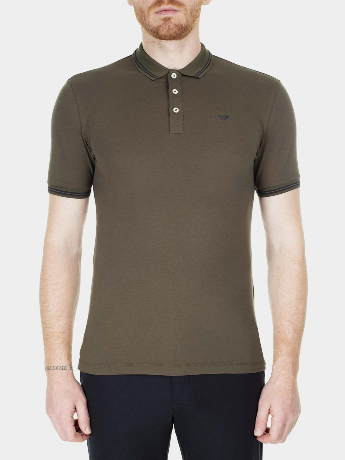 Поло с коротким рукавом Emporio Armani модель 8N1F30-1JPTZ-0582 Фото