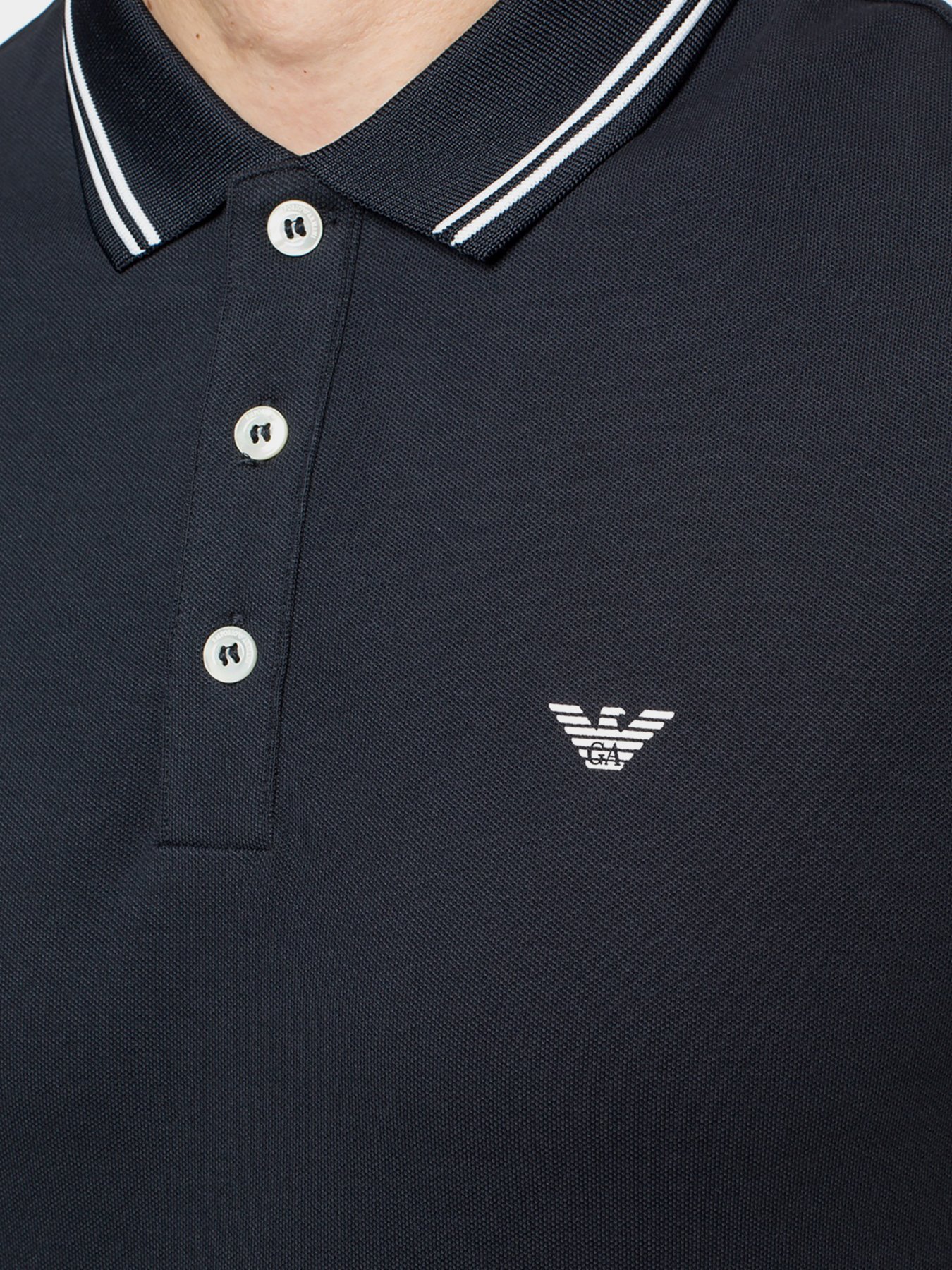 Поло с коротким рукавом Emporio Armani модель 8N1F30-1JPTZ-0939 Фото