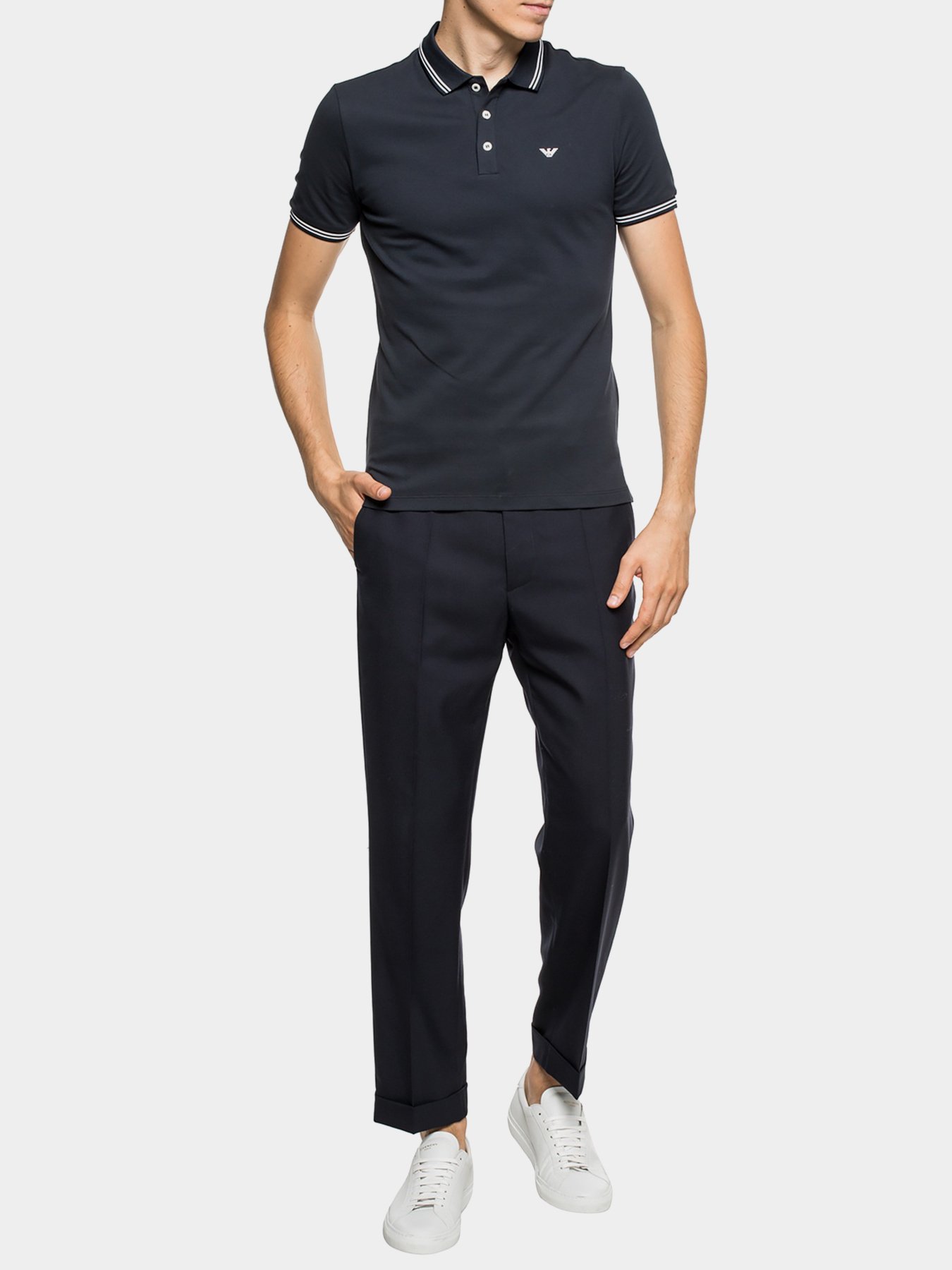 Поло с коротким рукавом Emporio Armani модель 8N1F30-1JPTZ-0939 Фото