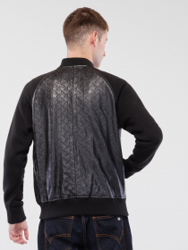 Куртка кожаная Emporio Armani модель 91B59P-91P59-999 Фото