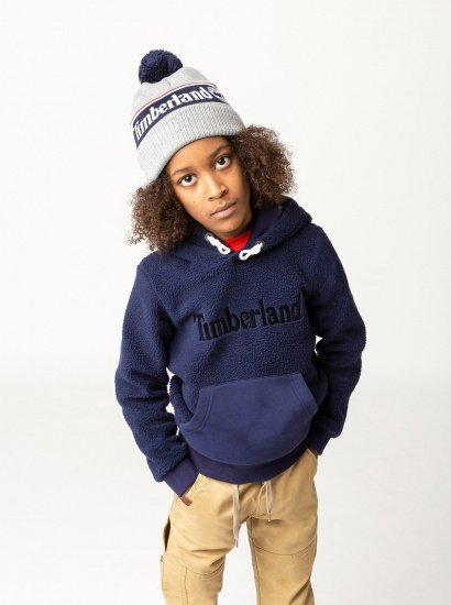 Шапка Timberland Kids модель T21330/A32 — фото - INTERTOP