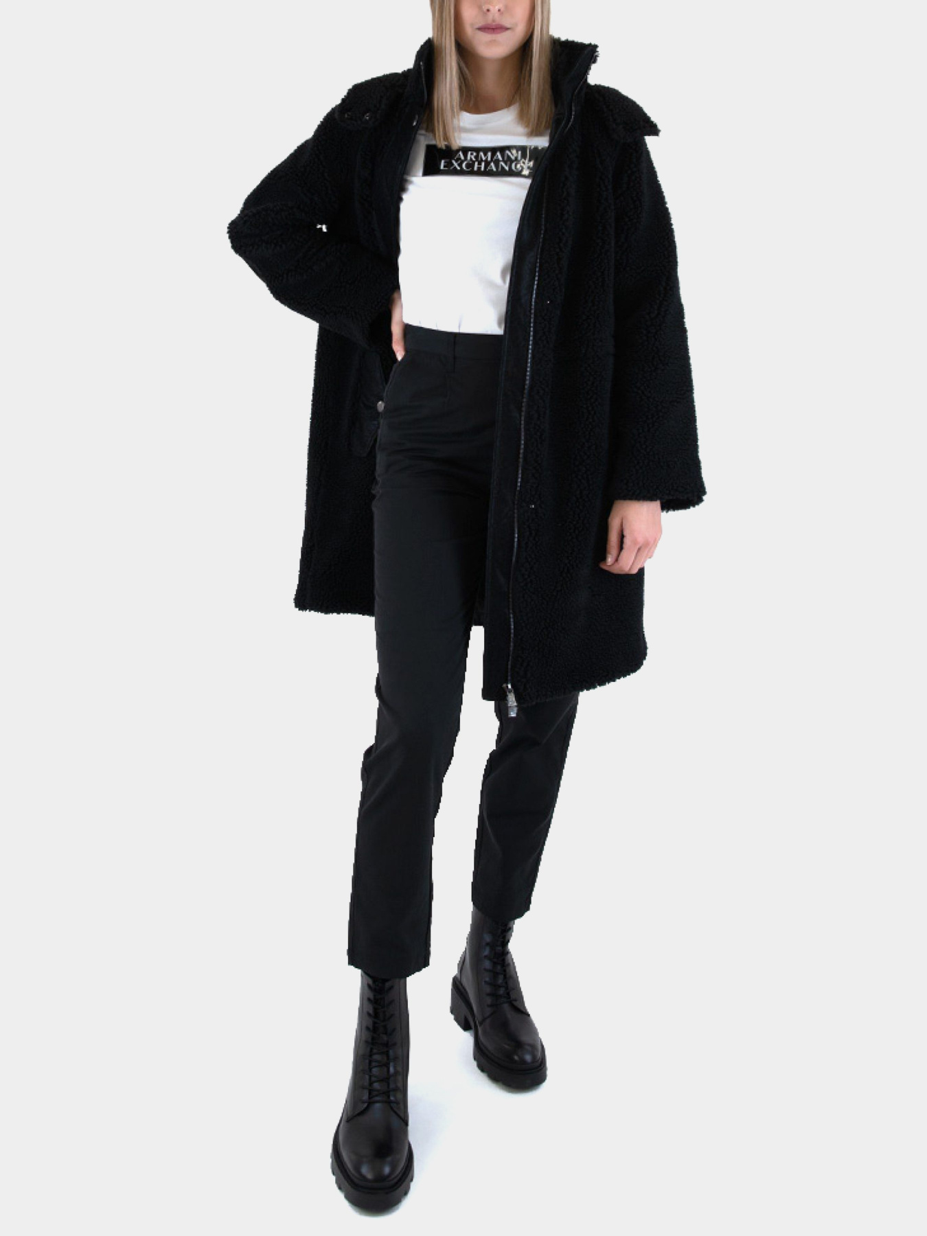 Пальто з утеплювачем Armani Exchange модель 6HYK28-YNMEZ-1200 Пальто з утеплювачем Armani Exchange модель 6HYK28-YNMEZ-1200 Фото