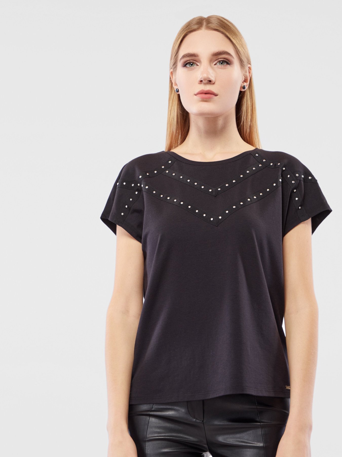 Блуза с коротким рукавом Armani Exchange модель 6HYMCH-YJ3EZ-1200 Фото