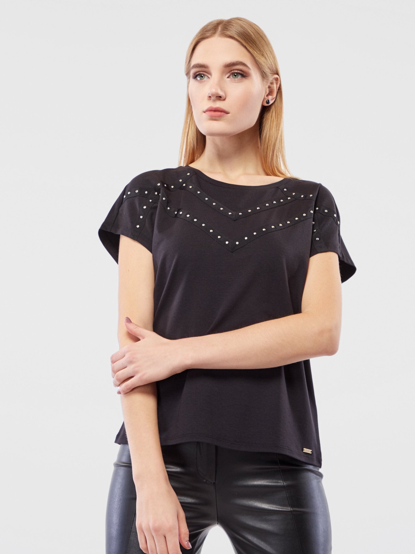 Блуза с коротким рукавом Armani Exchange модель 6HYMCH-YJ3EZ-1200 Фото