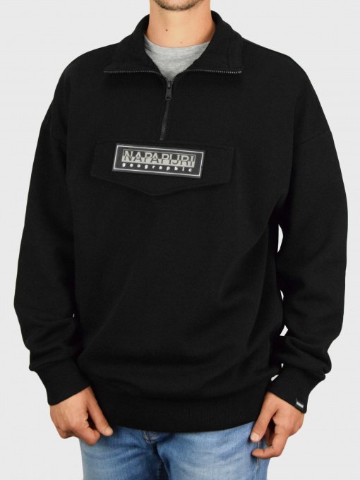 Свитшот Napapijri Zip Sweatshirt Patch модель NP0A4EIT0411 Фото