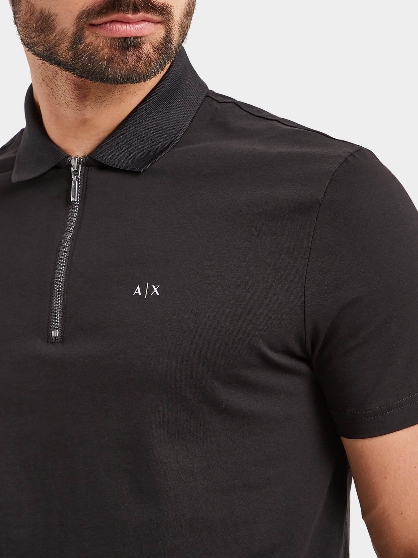 Поло с коротким рукавом Armani Exchange модель 6HZFLC-ZJ9AZ-1200 Фото