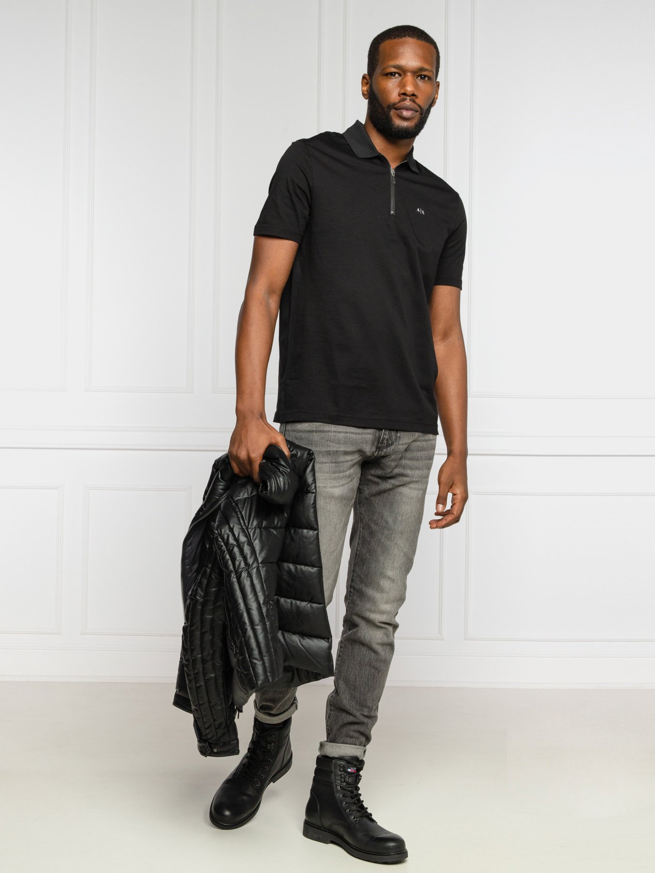 Поло с коротким рукавом Armani Exchange модель 6HZFLC-ZJ9AZ-1583 Фото