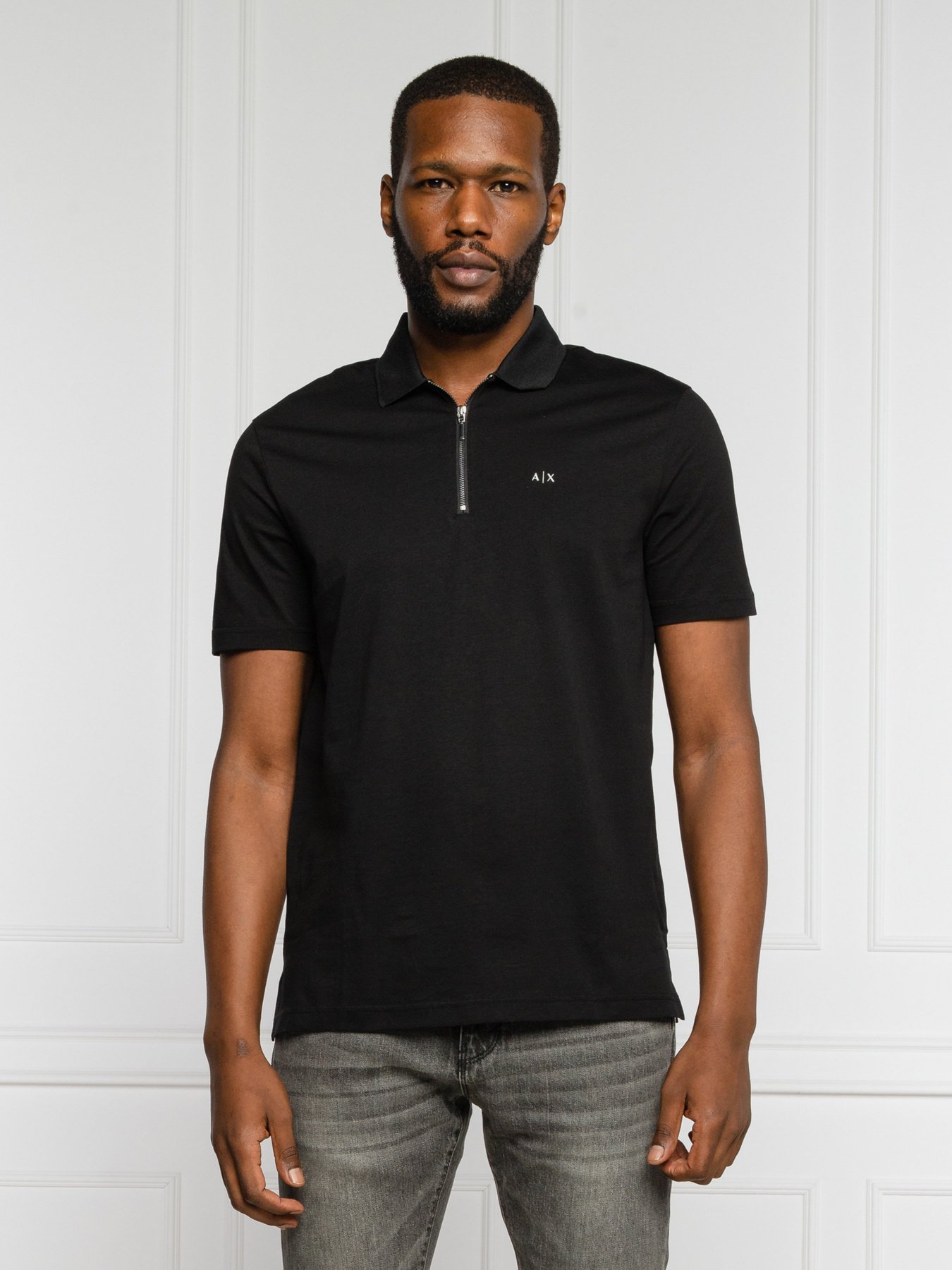 Поло с коротким рукавом Armani Exchange модель 6HZFLC-ZJ9AZ-1583 Фото