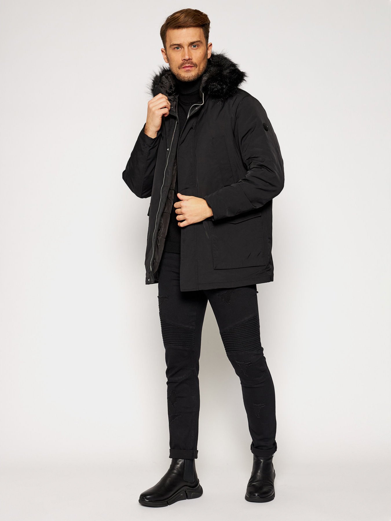 Пальто з утеплювачем Armani Exchange модель 6HZK39-ZNNYZ-1200 Пальто з утеплювачем Armani Exchange модель 6HZK39-ZNNYZ-1200 Фото