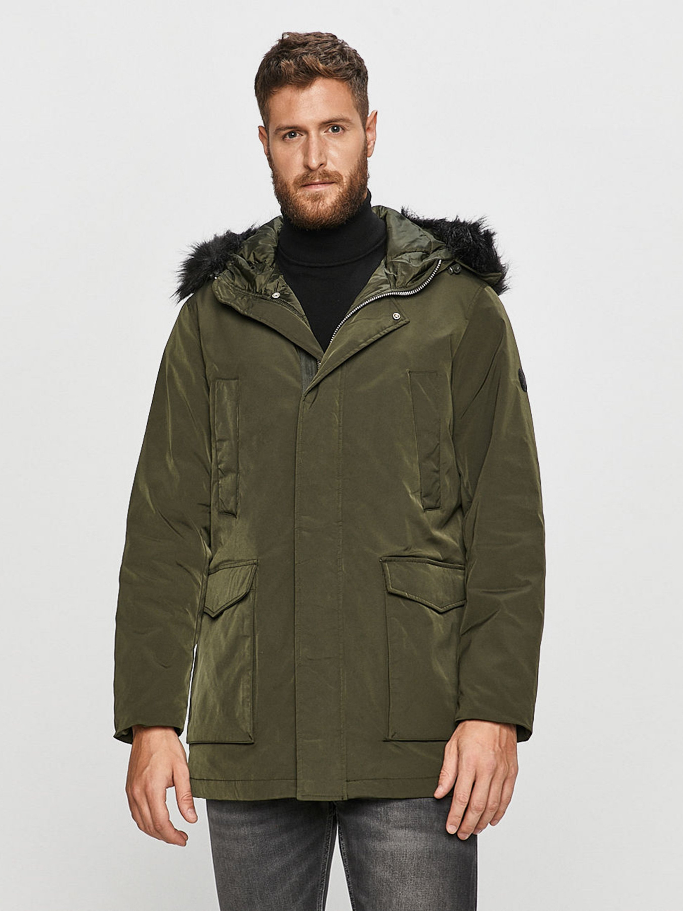 Пальто з утеплювачем Armani Exchange модель 6HZK39-ZNNYZ-1851 Пальто з утеплювачем Armani Exchange модель 6HZK39-ZNNYZ-1851 Фото