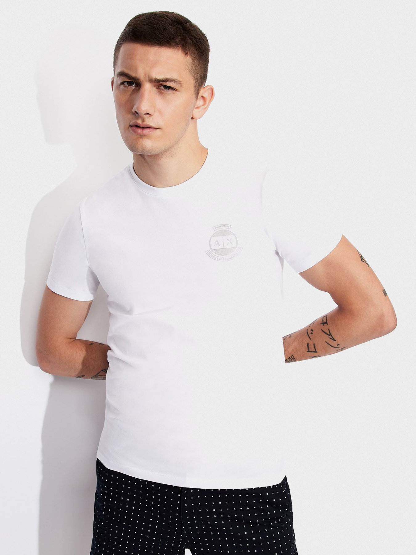 Футболки і поло Armani Exchange модель 6HZTFL-ZJE6Z-1100 Фото