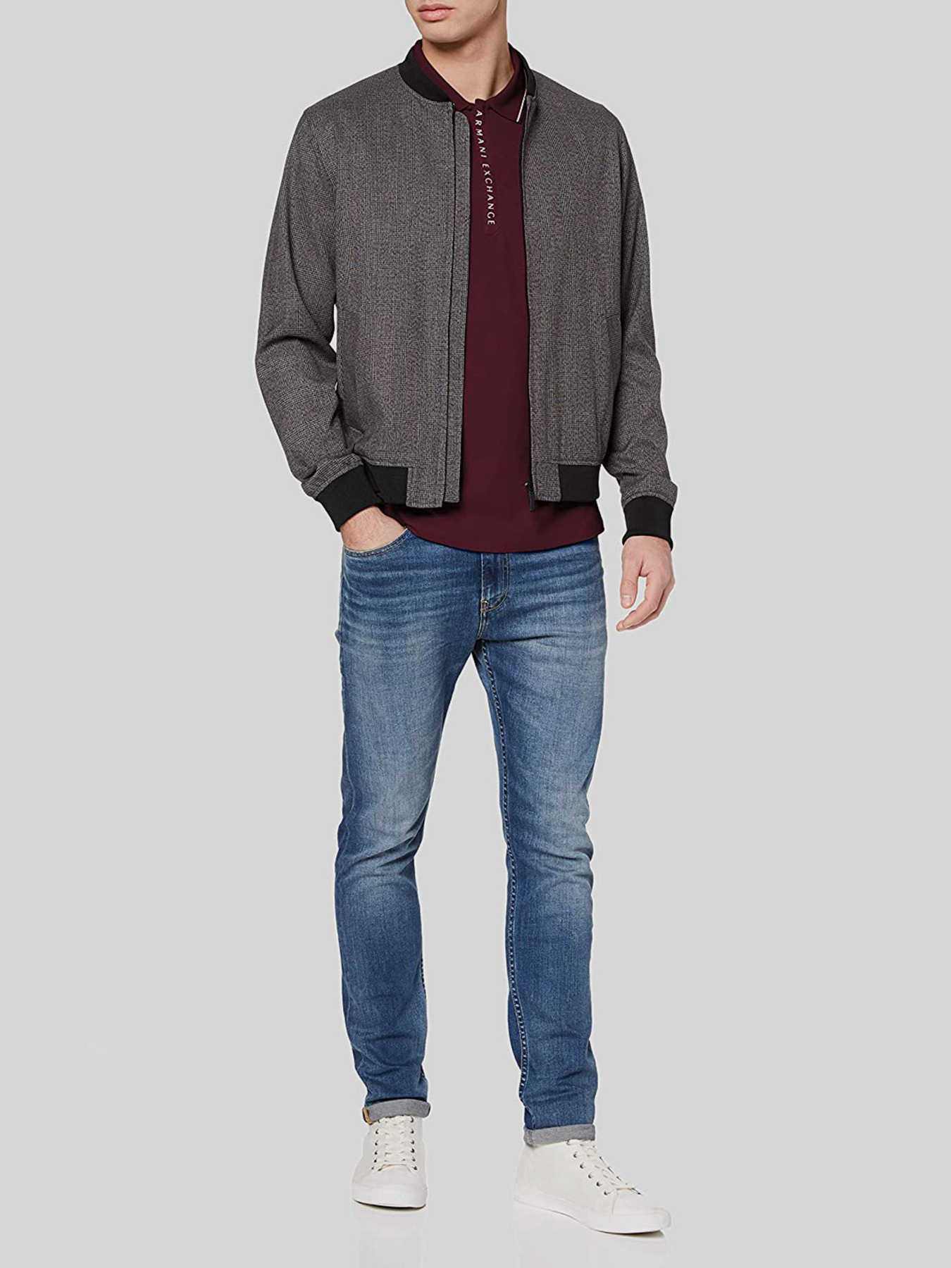 Поло с коротким рукавом Armani Exchange модель 8NZF71-ZJH2Z-04AA Поло с коротким рукавом Armani Exchange модель 8NZF71-ZJH2Z-04AA Фото