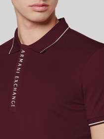 Поло с коротким рукавом Armani Exchange модель 8NZF71-ZJH2Z-04AA Поло с коротким рукавом Armani Exchange модель 8NZF71-ZJH2Z-04AA Фото