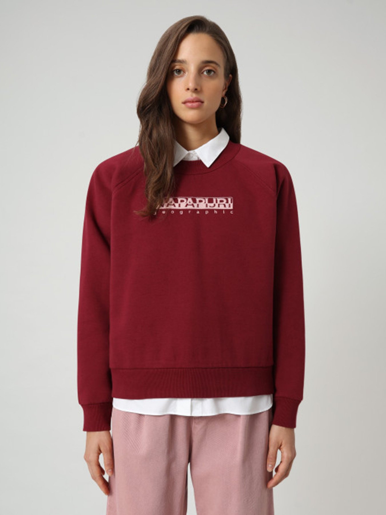 Свитшот Napapijri Bebel модель NP0A4EOGR541 Фото