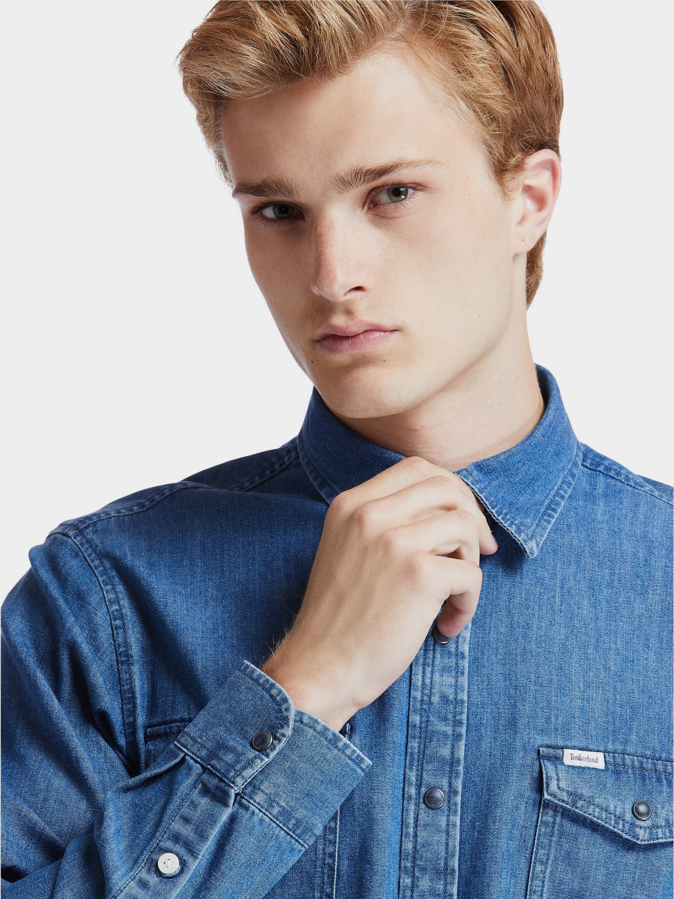 Рубашка Timberland Mumford River модель TB0A2D6RA11 Фото