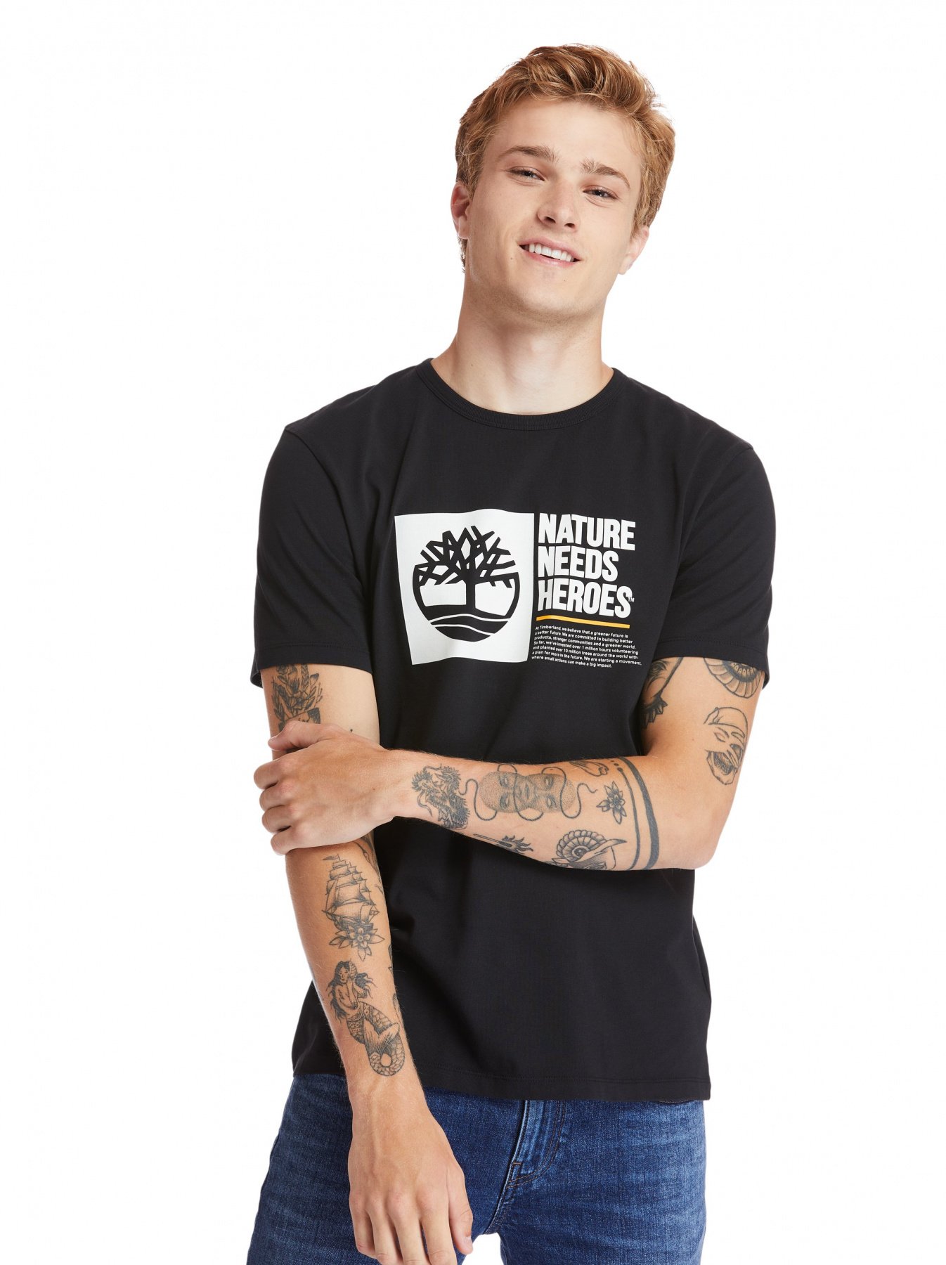 Футболки и поло Timberland Nature Needs Heroes модель TB0A2CNJ001 Фото
