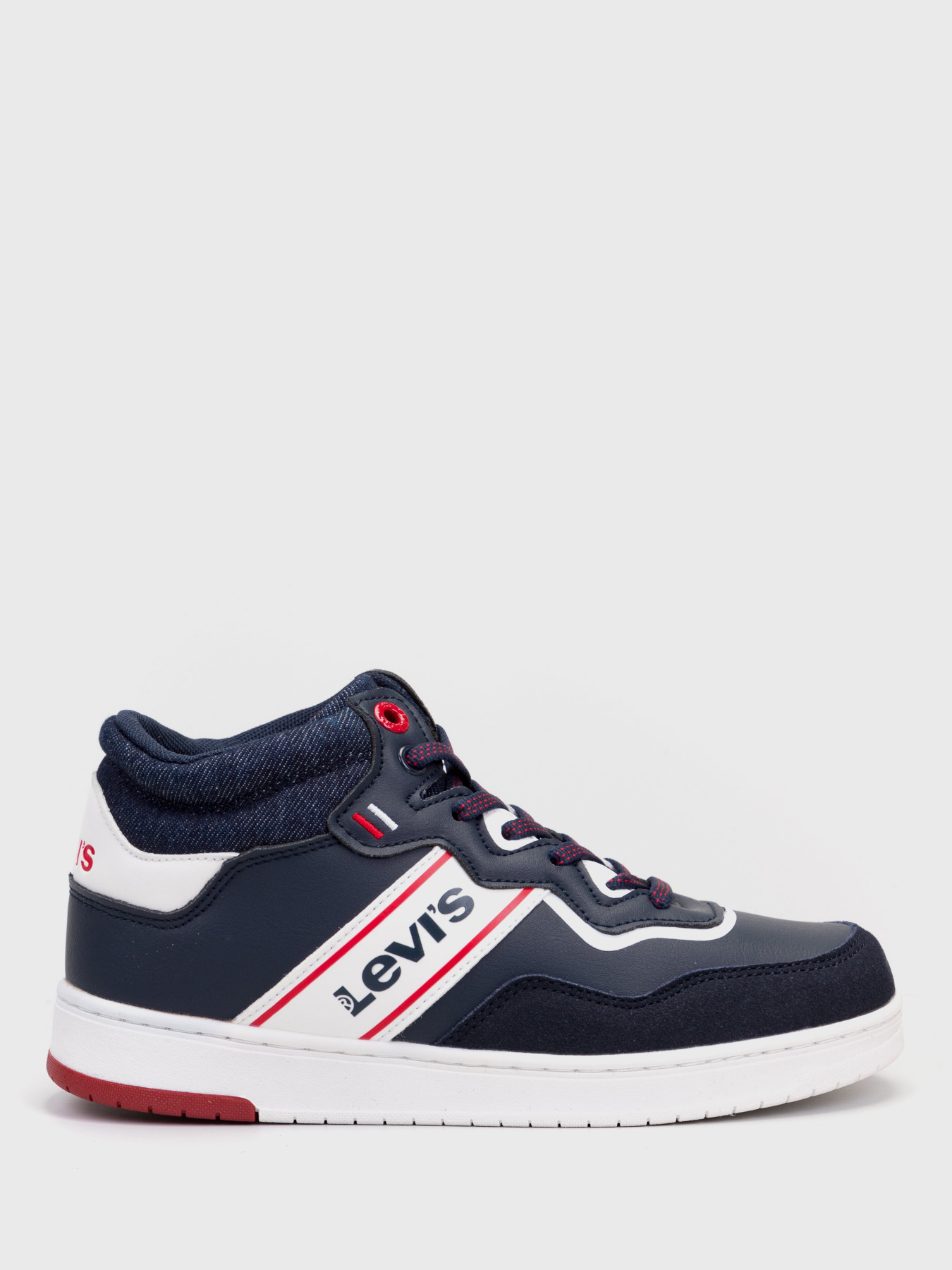 Кеды высокие Levi's модель VIRV0004S NAVY 0040 Фото