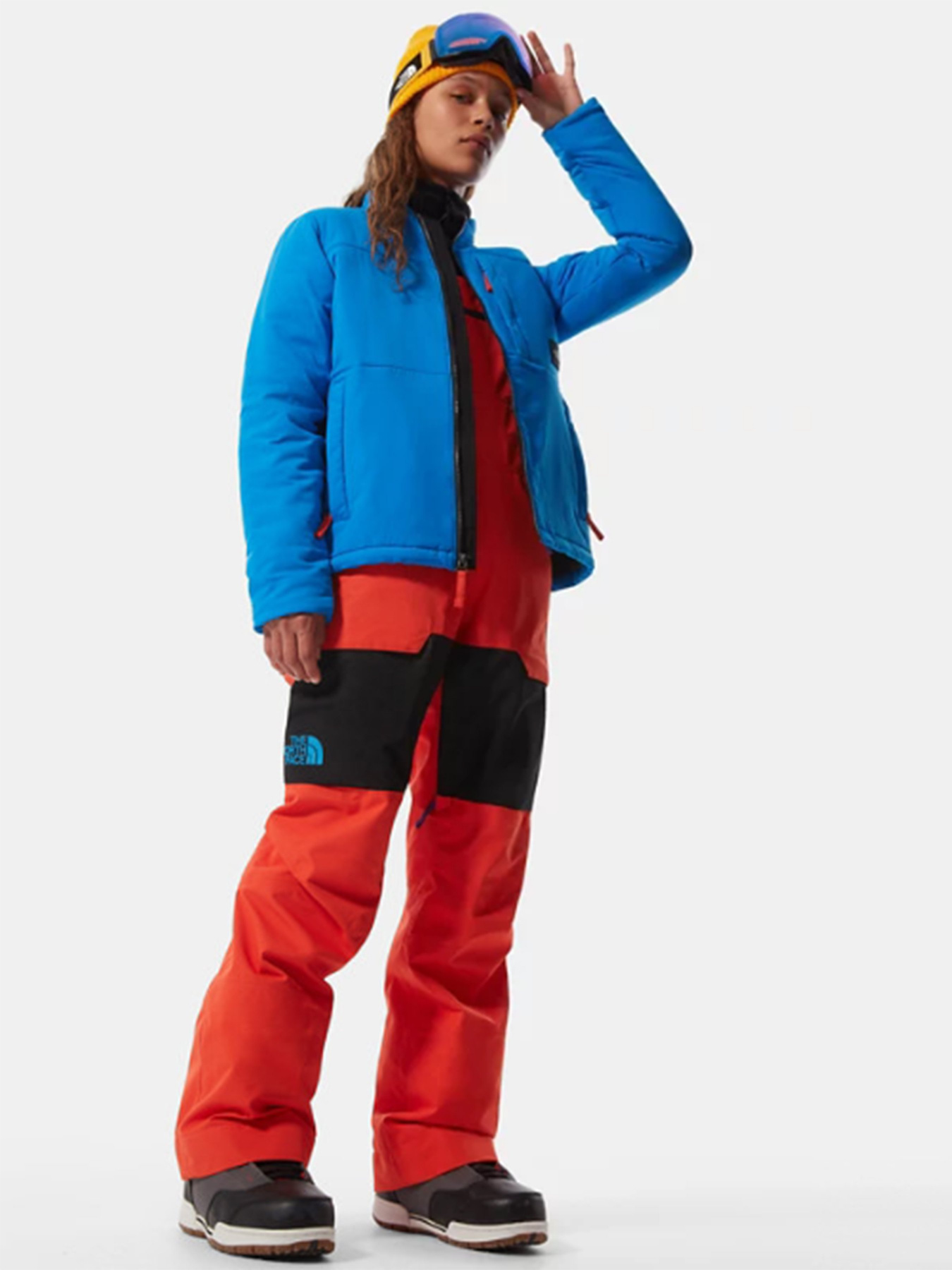 Комбінезон з утеплювачем The North Face Team Kit Bib модель NF0A4R1BSH91 Фото