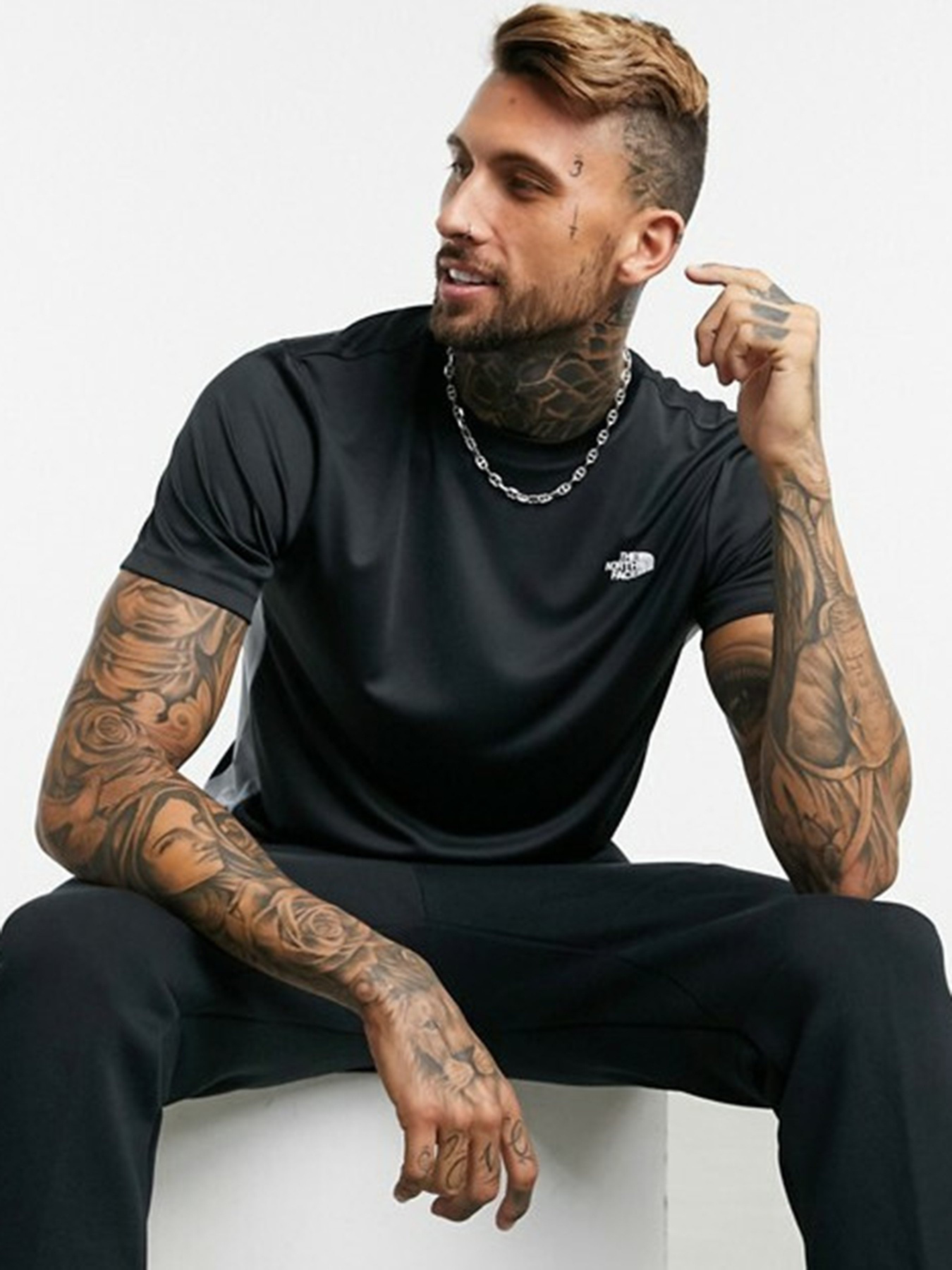 Футболки и поло The North Face TRAIN N LOGO HYBRID модель NF0A4M9ZKX71 Фото