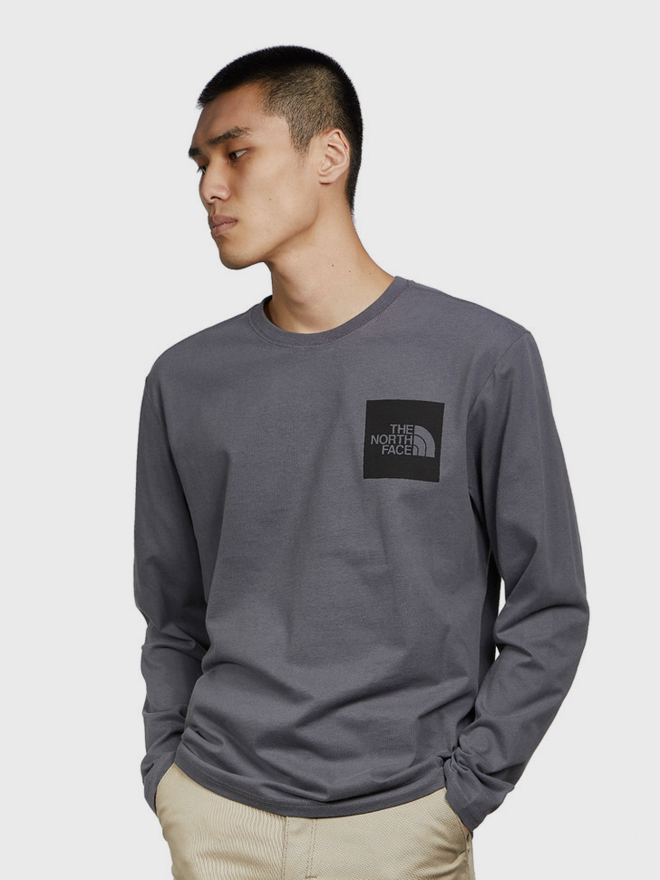 Реглан The North Face  L\S Fine модель NF0A37FT1741 Фото