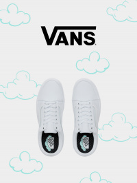 Білий - Кеди низькі Vans Classic Comfycush Old Skool