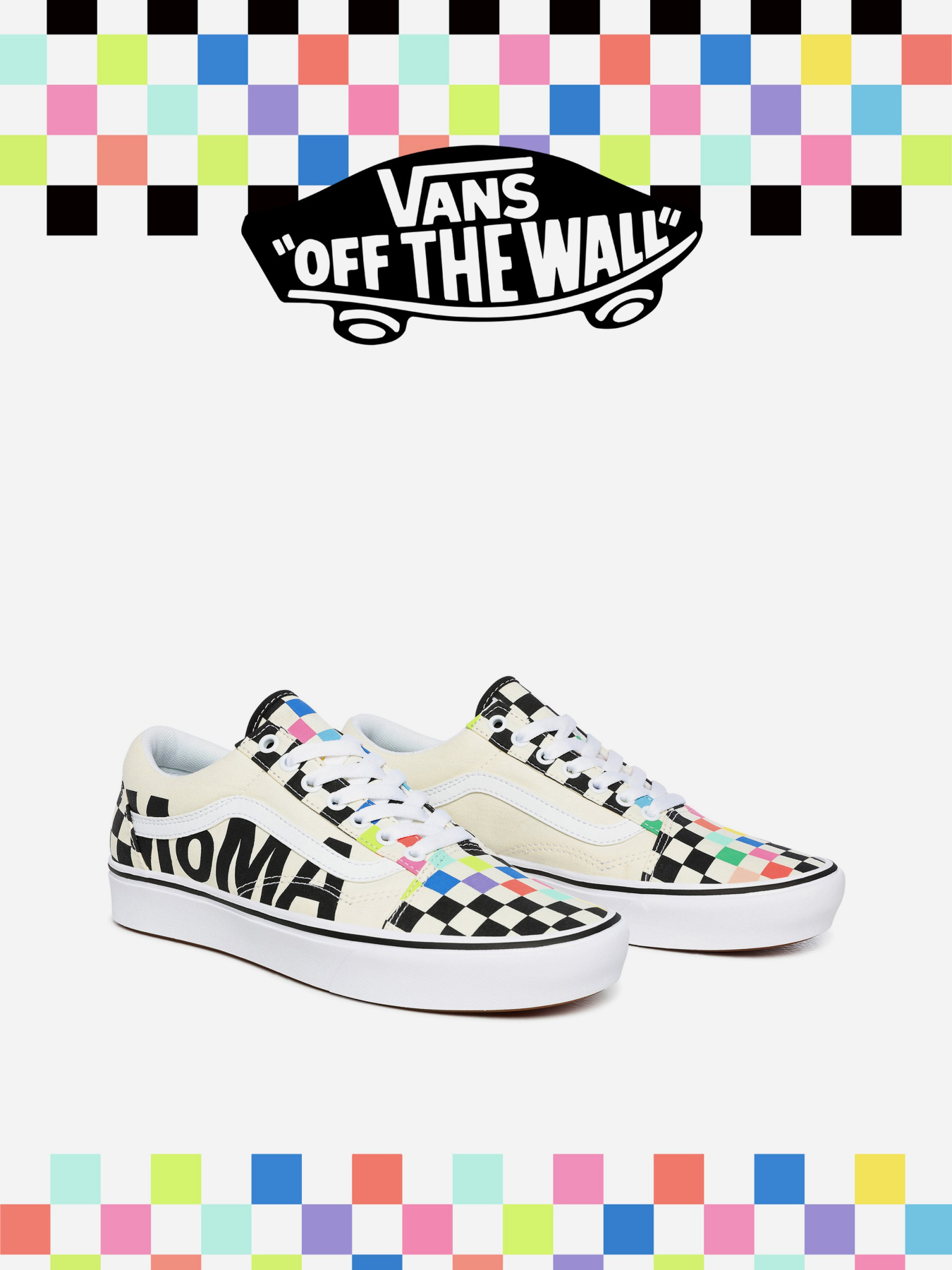 Кеди низькі Vans Vans x MoMA ComfyCush Old Skool  модель VN0A3WMA1PJ1 Фото