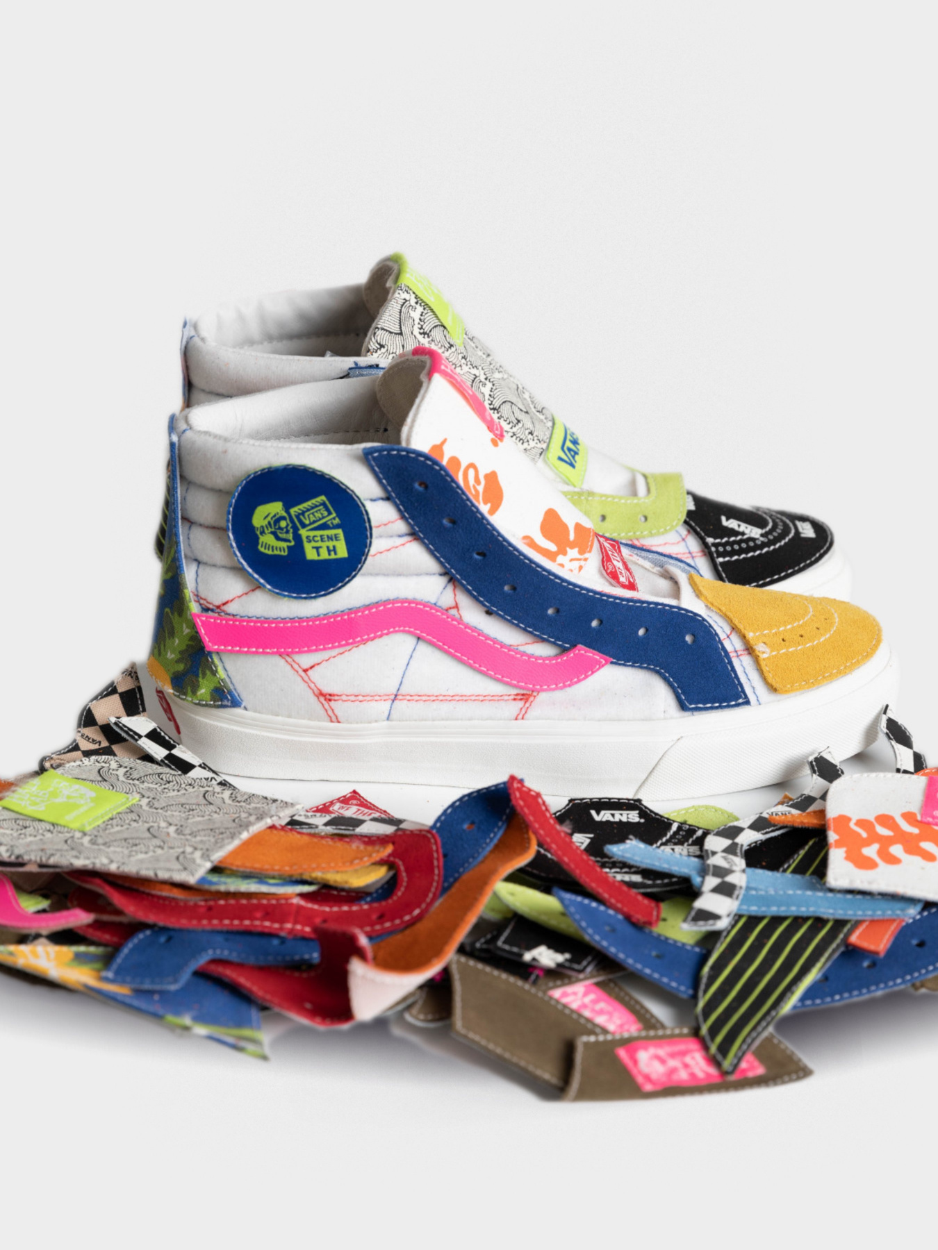 Кеды высокие Vans Vault x Taka Hayashi DIY Sk8-Hi LX модель VN0A4UX517O1 Фото