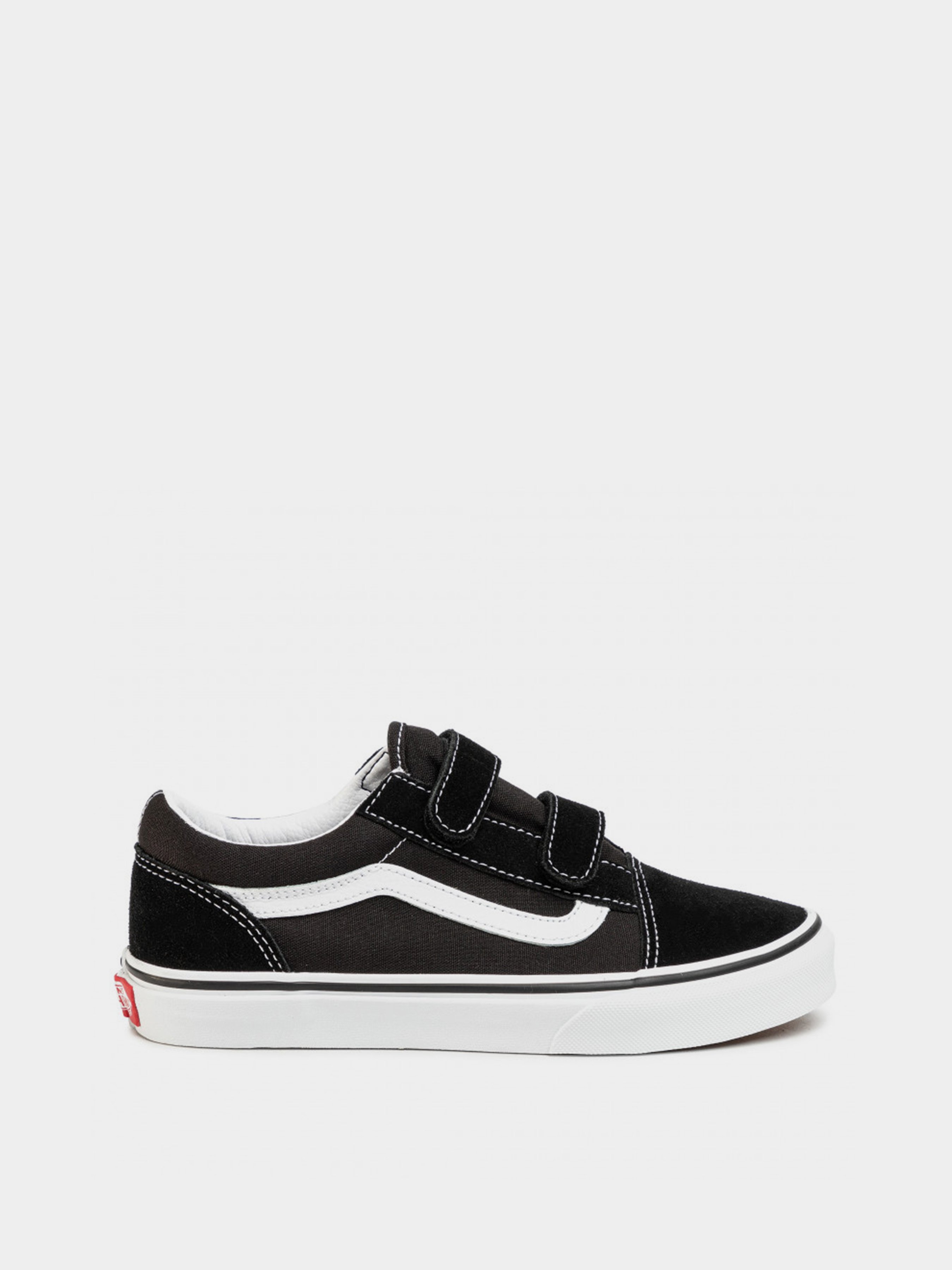 Дитячі Кеди низькі Vans Old Skool V (V141) колір чорний, матеріал замша/текстиль